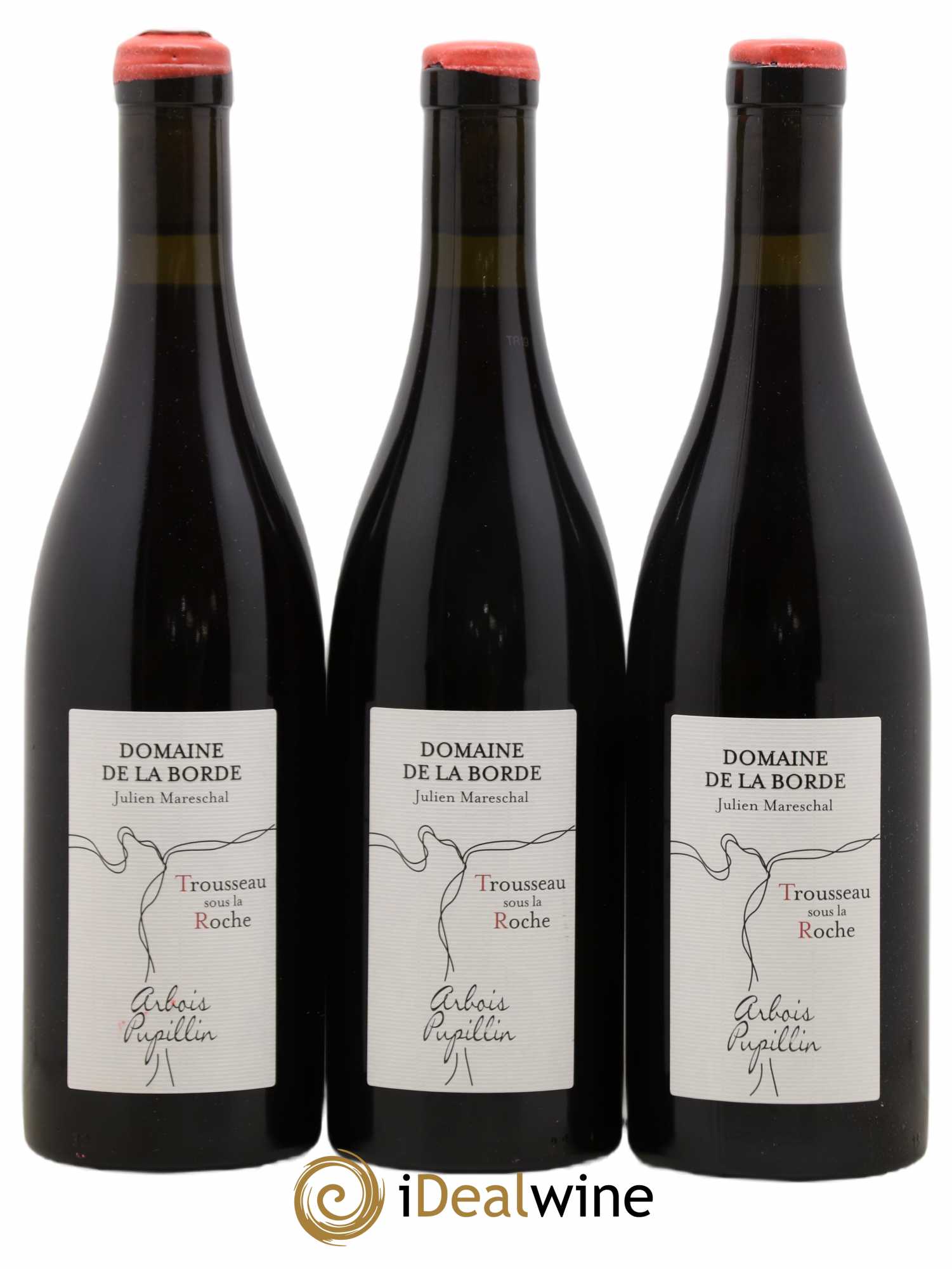 Arbois Pupillin Trousseau Sous La Roche Domaine De La Borde 2019 - Posten von 3 Flaschen - 0