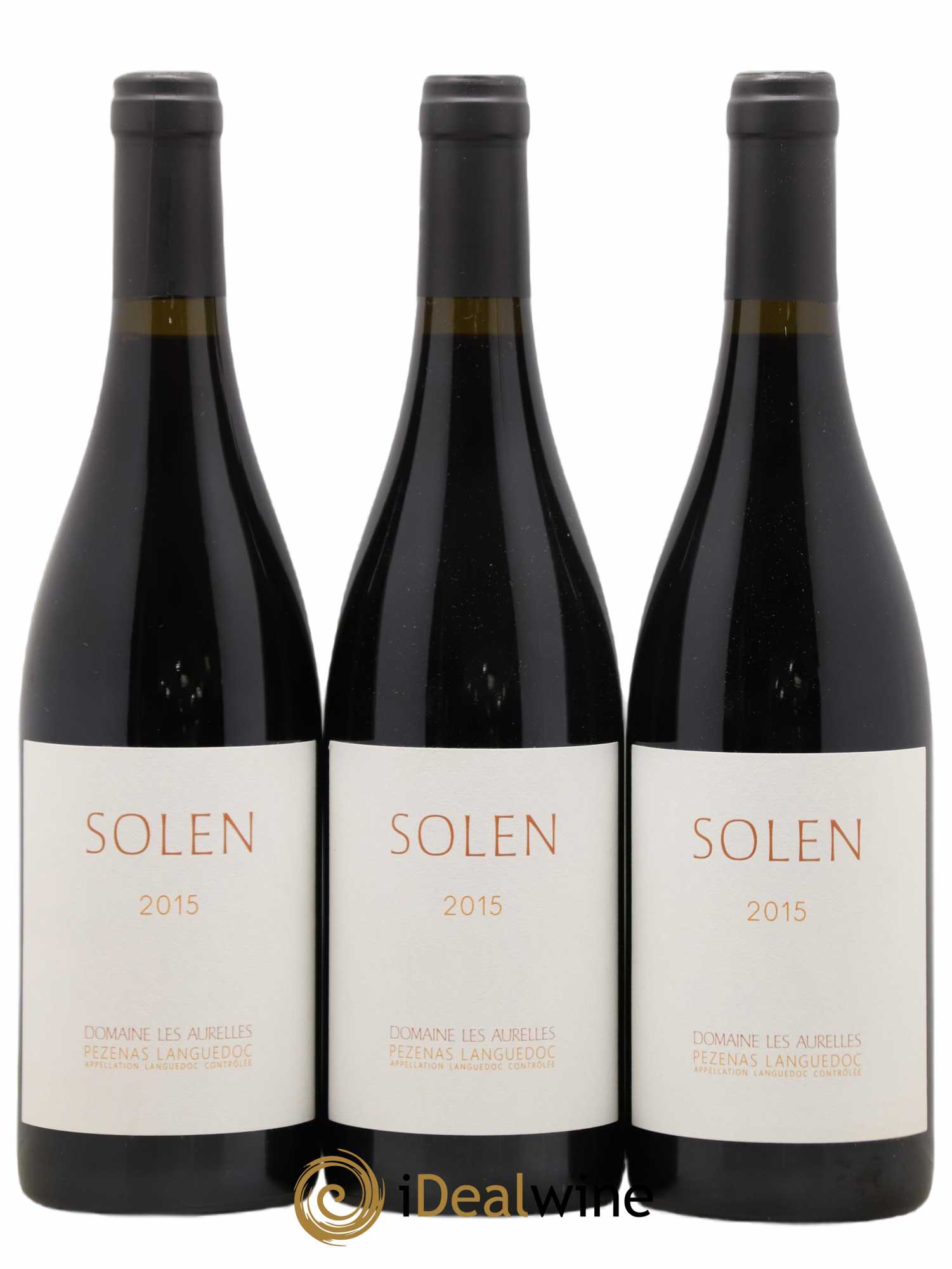 Coteaux du Languedoc Solen Domaine les Aurelles 2015 - Lot de 3 bouteilles - 0
