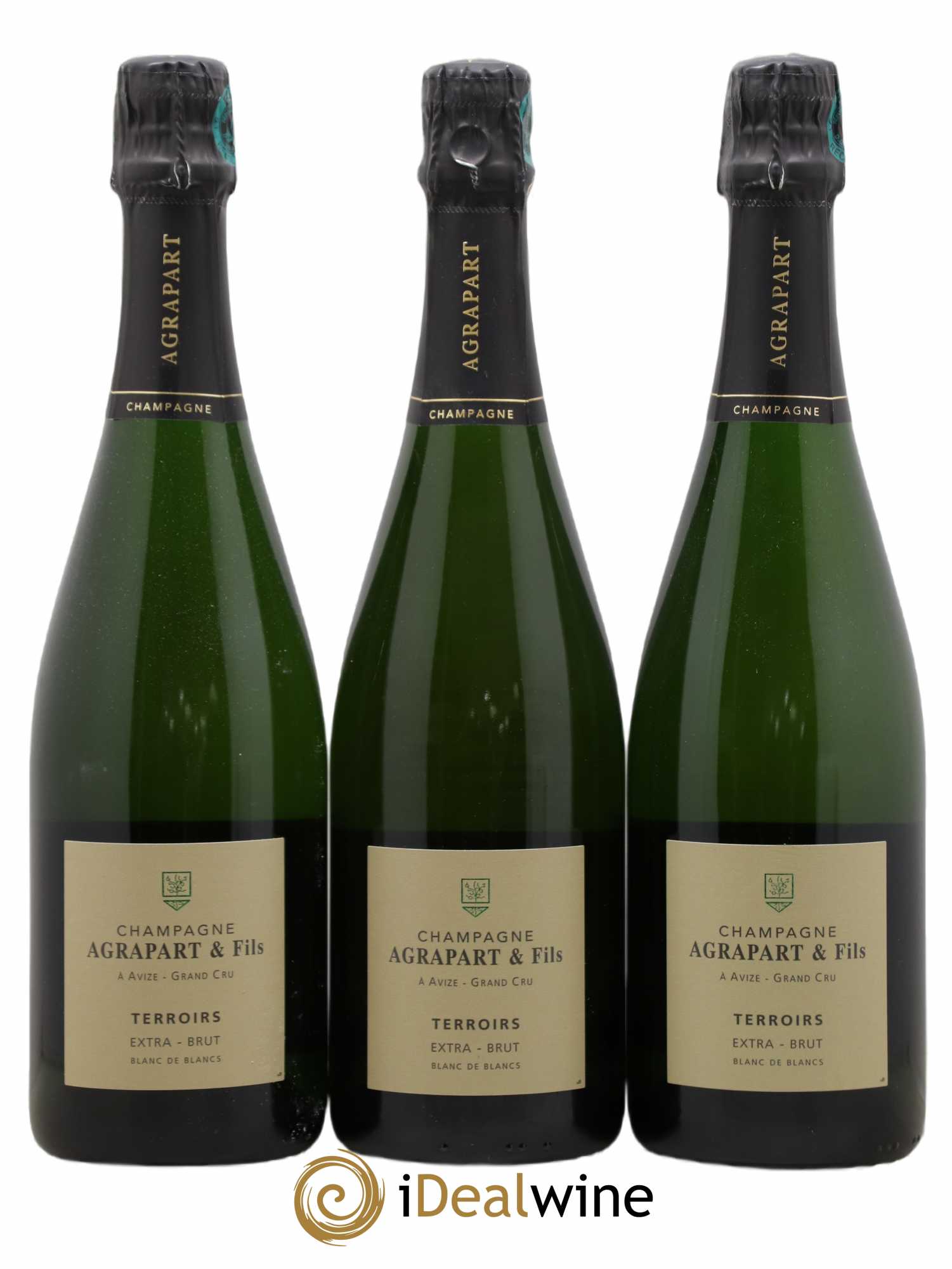 Terroirs Blanc de Blancs Extra-Brut Agrapart & Fils - Lot de 3 bouteilles - 0