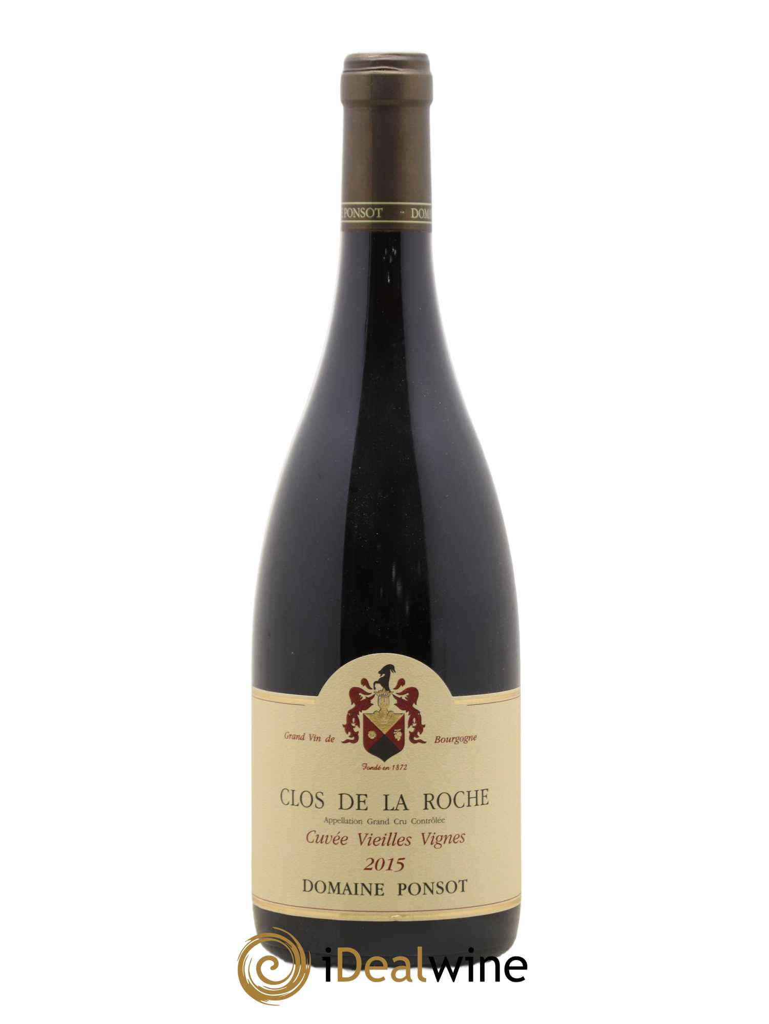 Clos de la Roche Grand Cru Vieilles Vignes Ponsot (Domaine) 2015 - Lot de 1 bouteille - 0