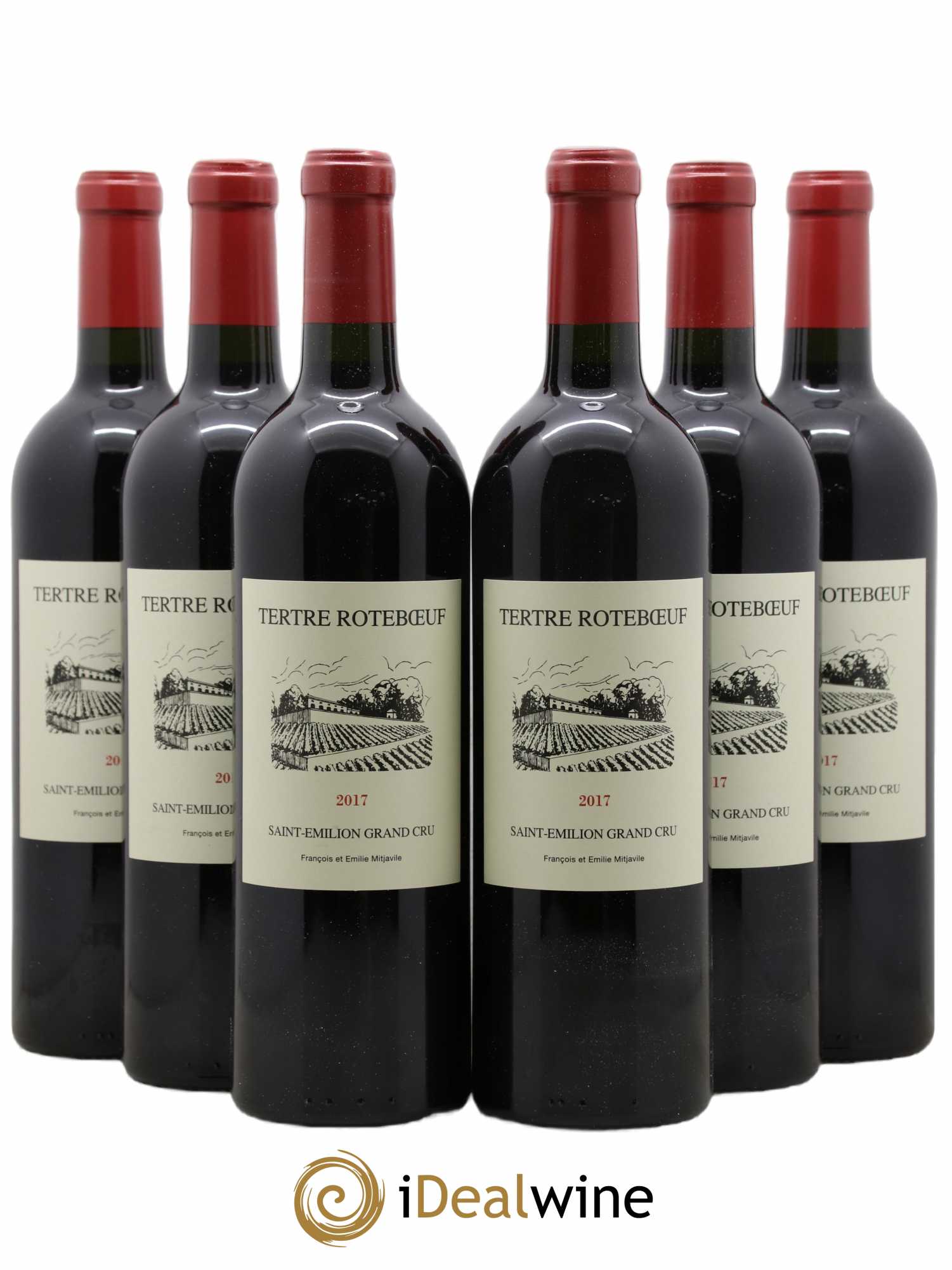 Château Tertre Roteboeuf 2017 - Lot de 6 bouteilles - 0