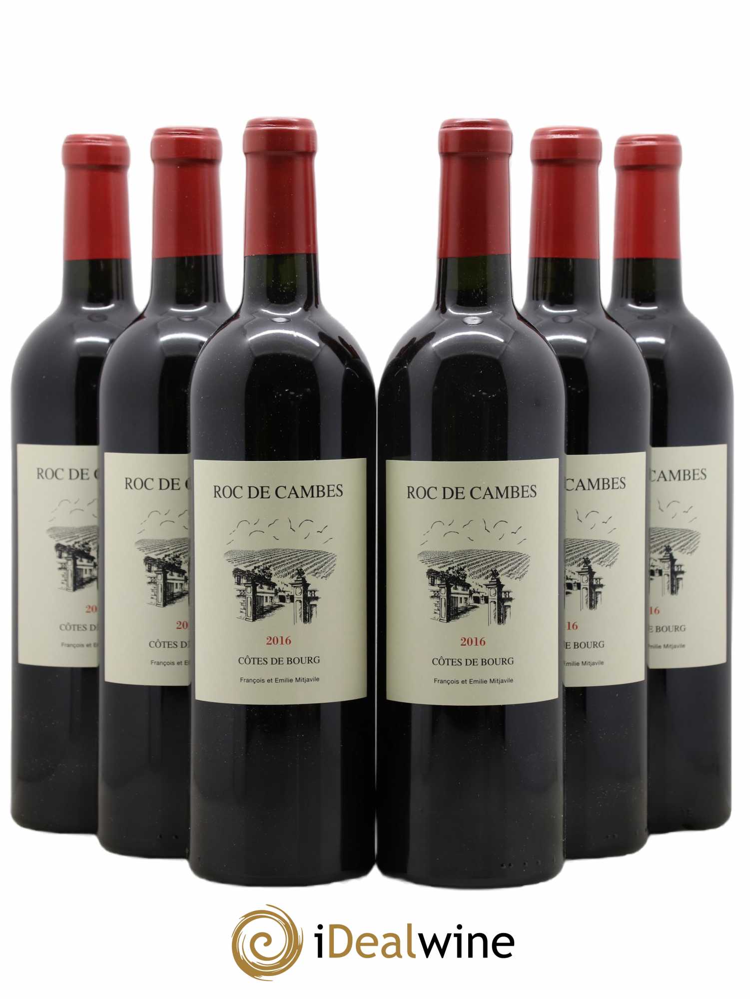 Roc de Cambes 2016 - Lot of 6 bottles - 0