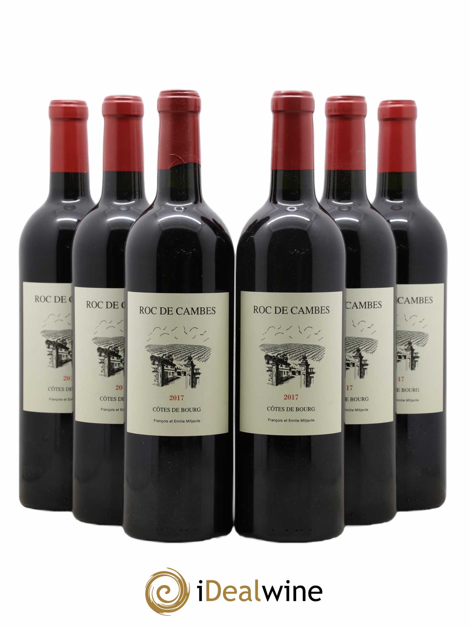 Roc de Cambes 2017 - Lot of 6 bottles - 0