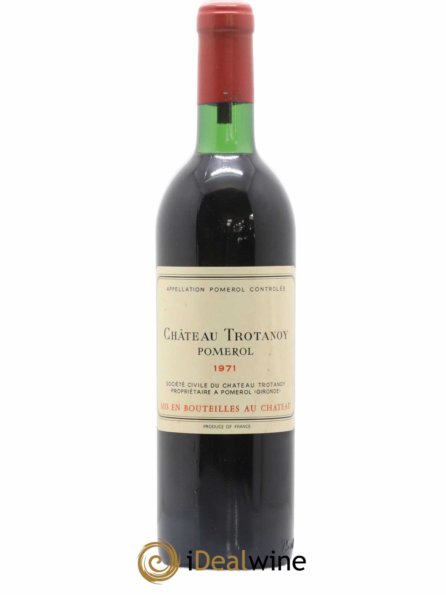 Château Trotanoy 1971 - Lot de 1 bouteille - 0