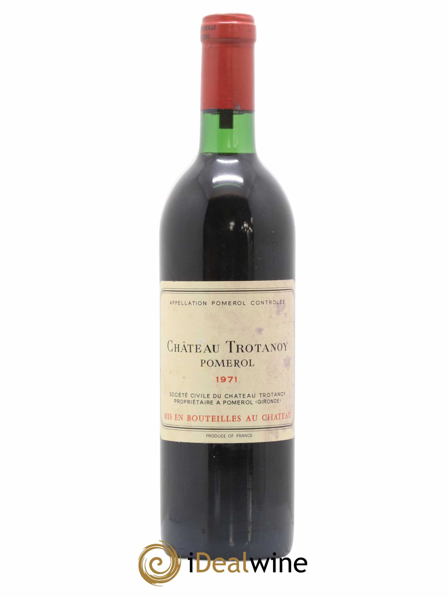 Château Trotanoy 1971 - Lot de 1 bouteille - 0