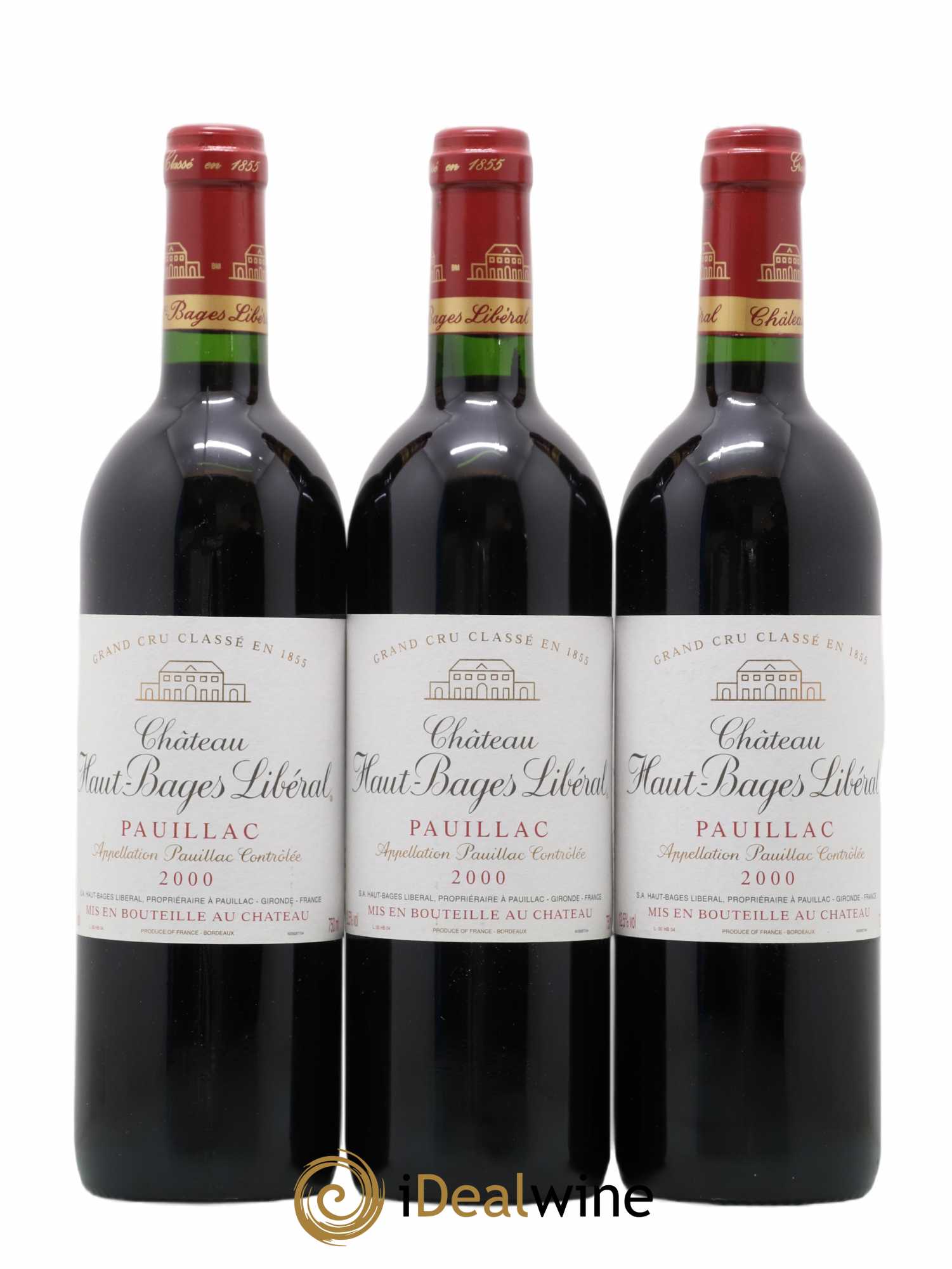 Château Haut Bages Libéral 5ème Grand Cru Classé 2000 - Lot de 6 bouteilles - 2