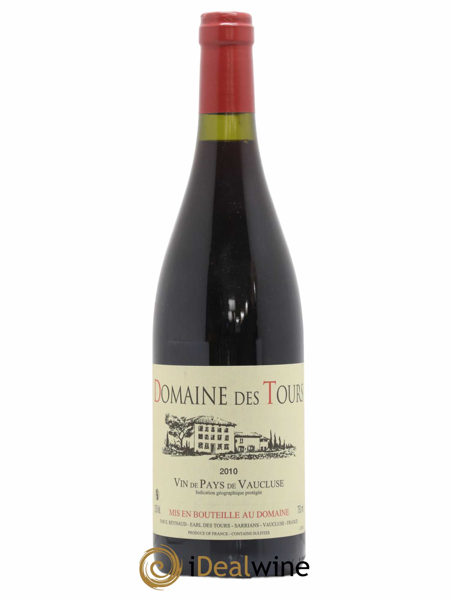 Vaucluse (Vin de Pays de Vaucluse) Domaine des Tours Emmanuel Reynaud 2010 - Lot de 1 bouteille - 0