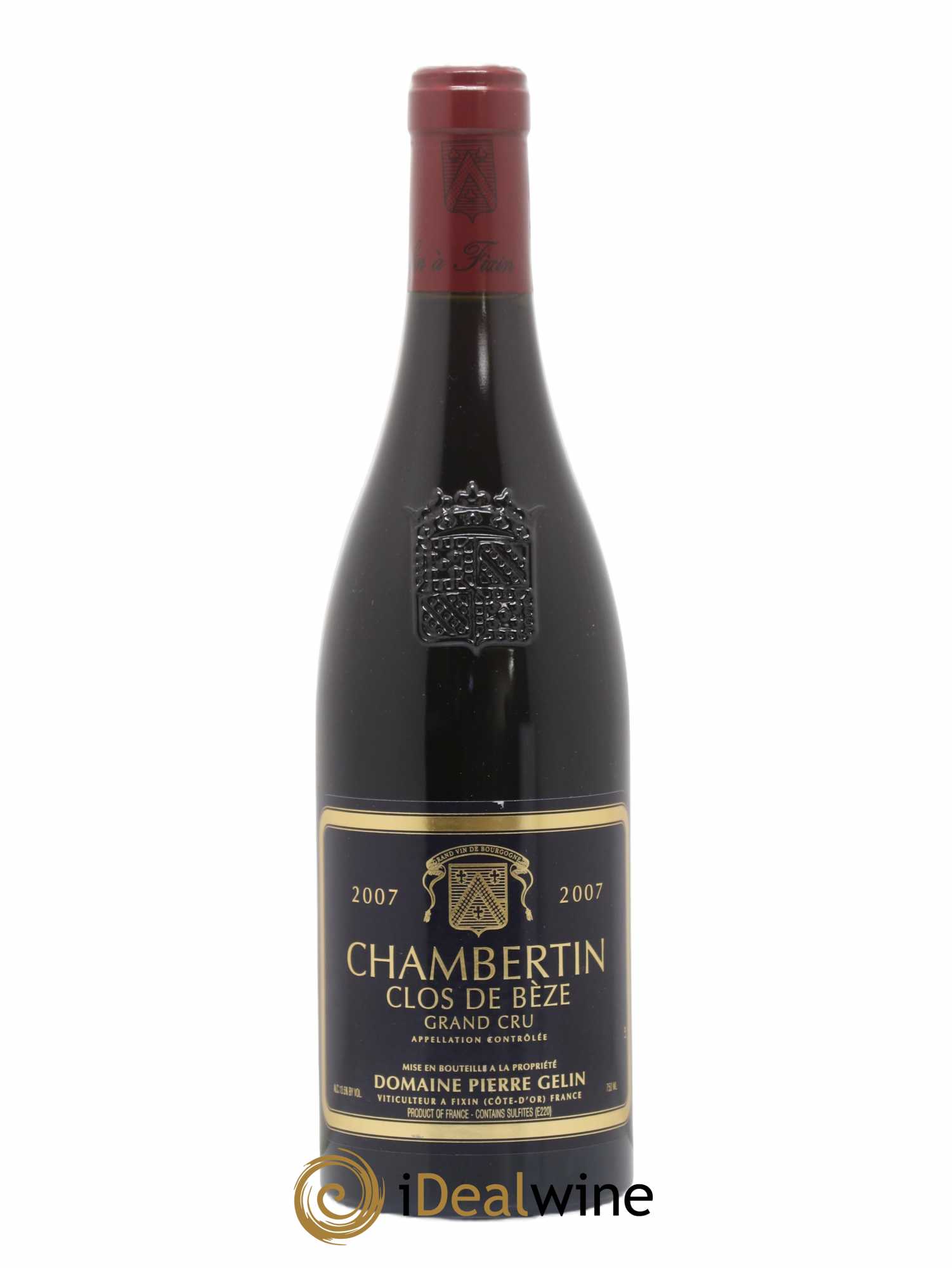 Chambertin Clos de Bèze Grand Cru Pierre Gelin 2007 - Lot de 1 bouteille - 0