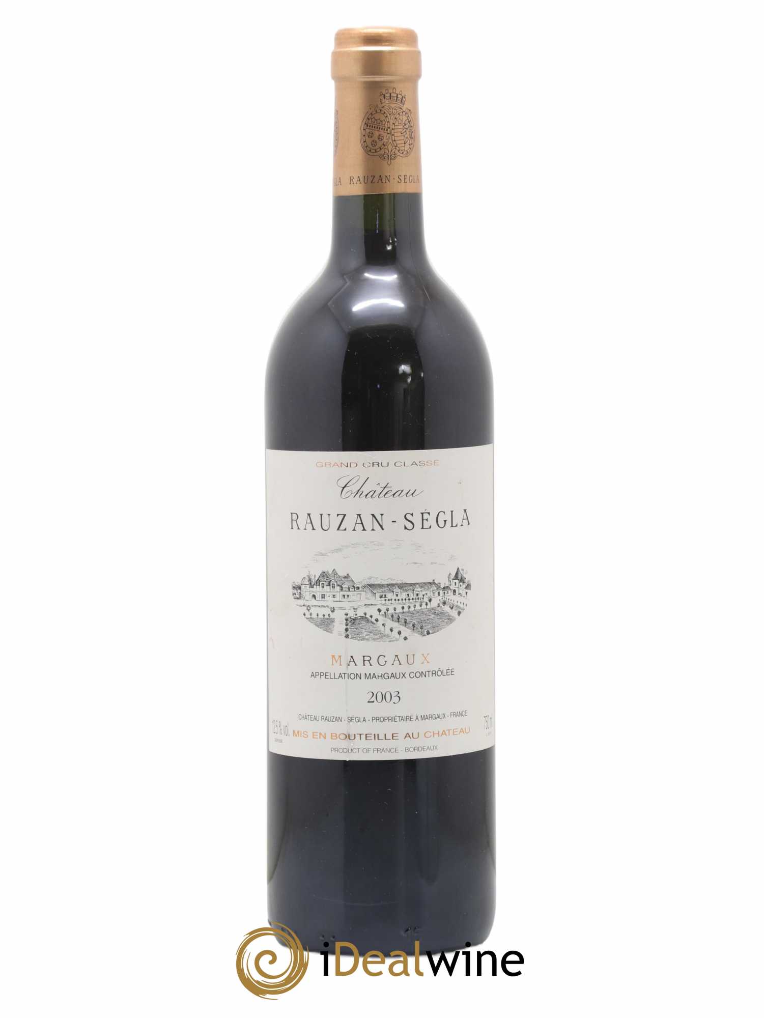 Château Rauzan Ségla Grand Cru Classé 2003 - Lot de 1 bouteille - 0