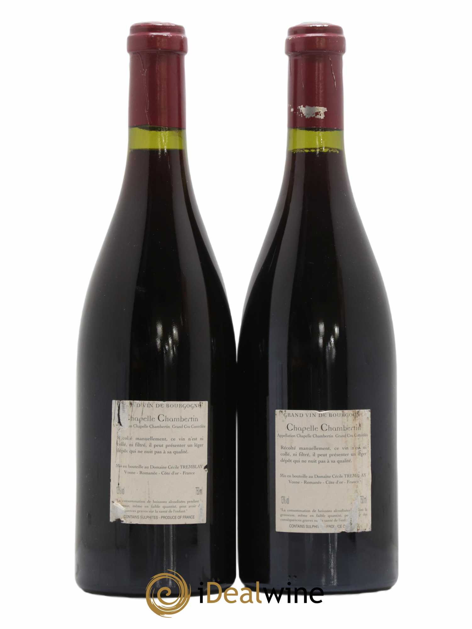 Chapelle-Chambertin Grand Cru Cécile Tremblay 2006 - Lot de 2 bouteilles - 1