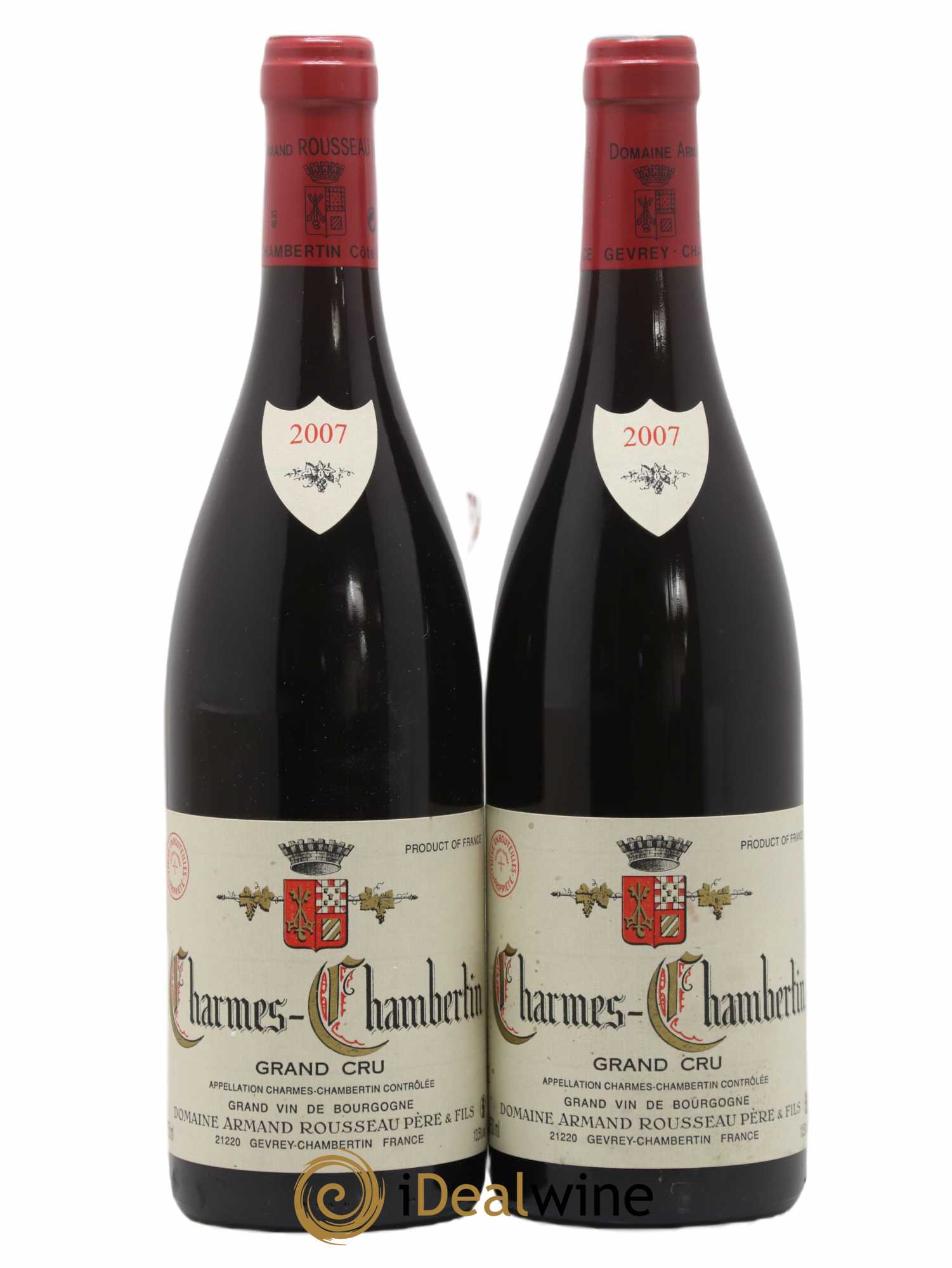 Charmes-Chambertin Grand Cru Armand Rousseau (Domaine) 2007 - Lot de 2 bouteilles - 0