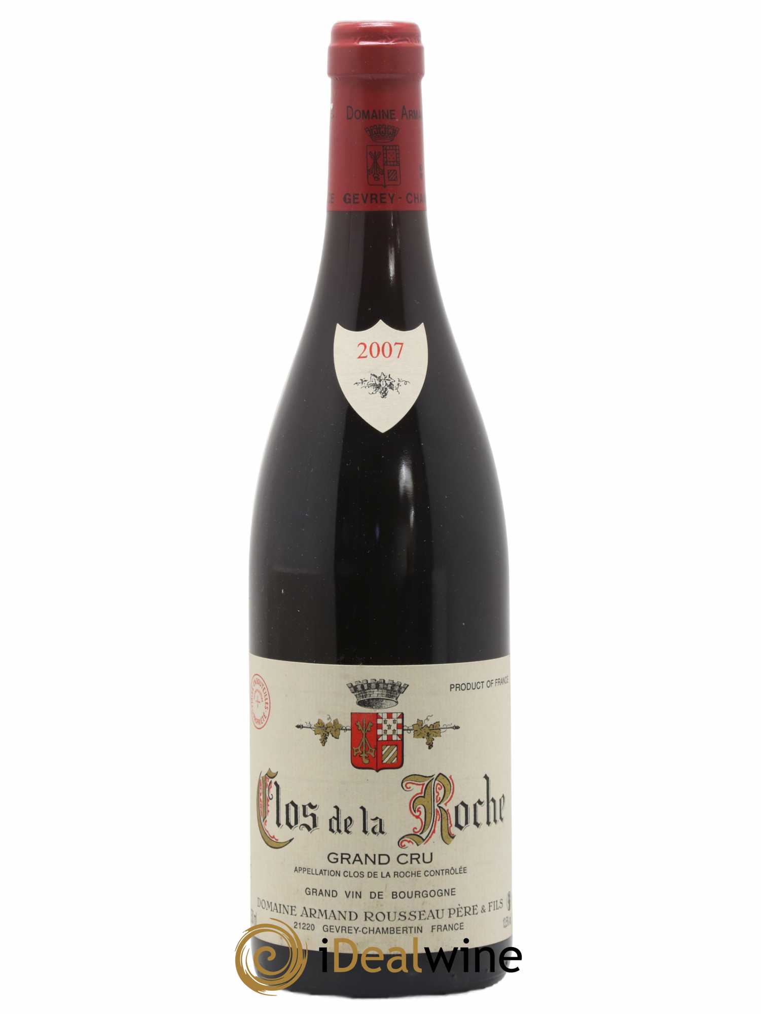 Clos de la Roche Grand Cru Armand Rousseau (Domaine) 2007 - Lot de 1 bouteille - 0