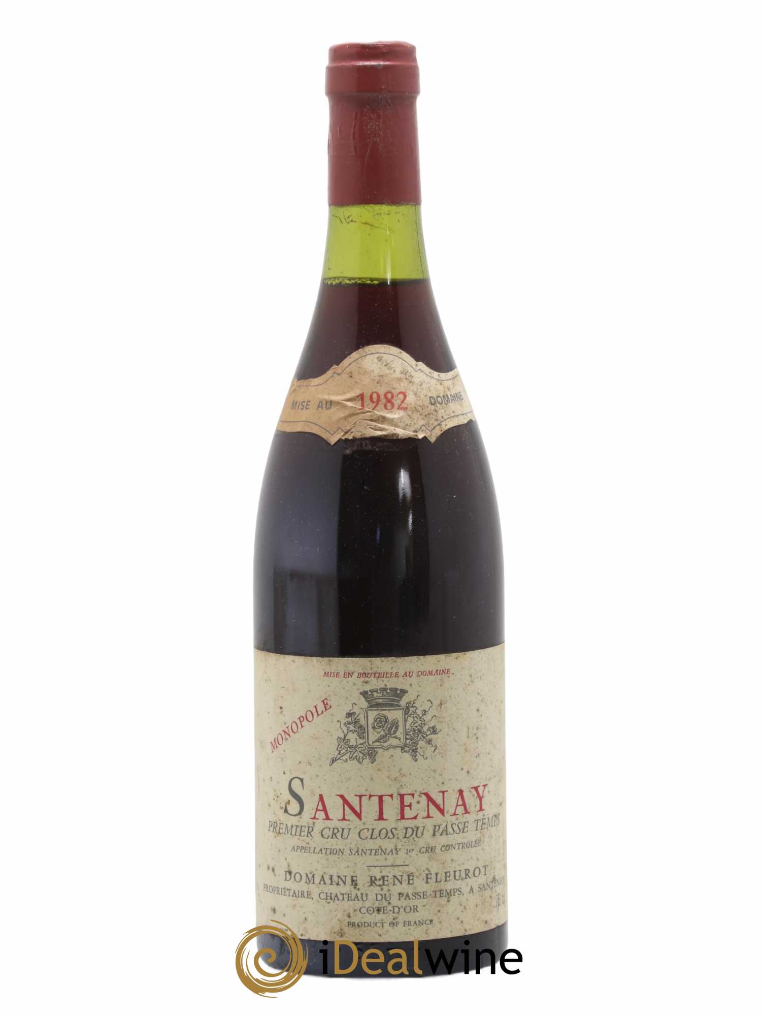 Santenay 1er Cru Clos du Passe Temps Domaine Fleurot 1982 - Posten von 1 Flasche - 0