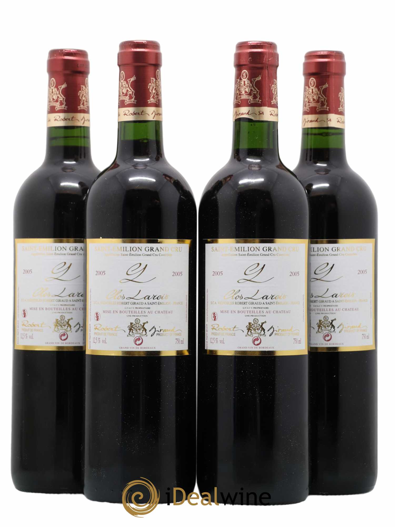 Saint-Émilion Grand Cru Clos Larcis 2005 - Lot de 4 bouteilles - 0