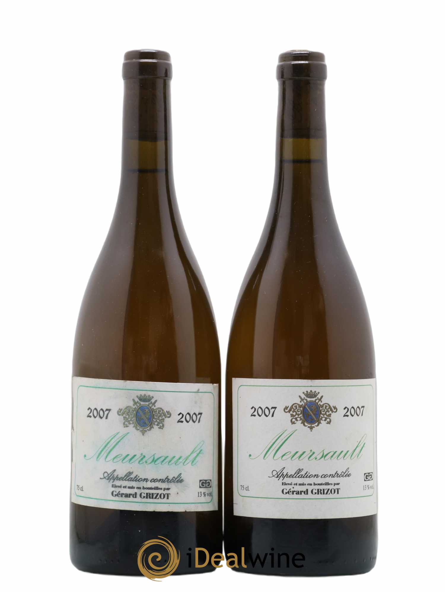 Meursault Gérard Grizot 2007 - Posten von 2 Flaschen - 0
