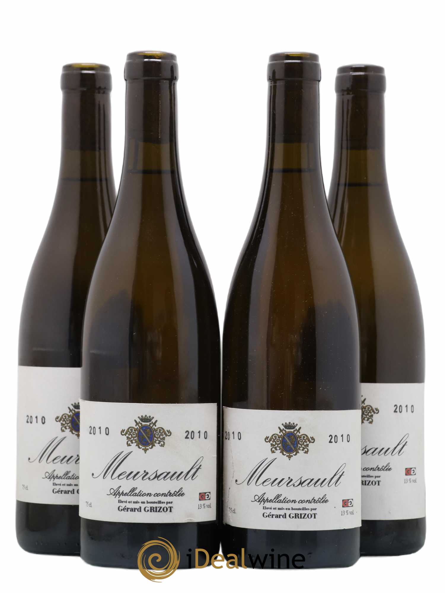 Meursault Gérard Grizot 2010 - Posten von 4 Flaschen - 0