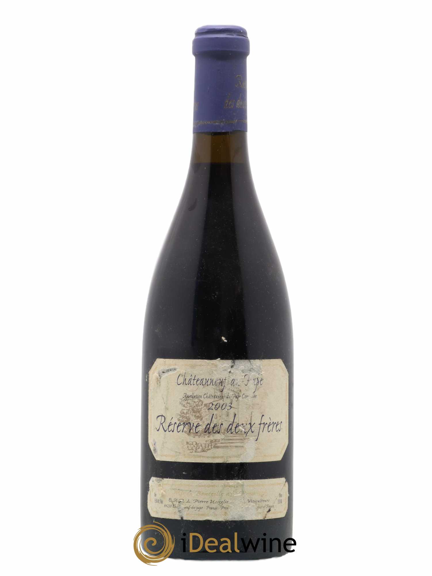 Châteauneuf-du-Pape Réserve des 2 frères Pierre Usseglio & Fils 2003 - Lot de 1 bouteille - 0