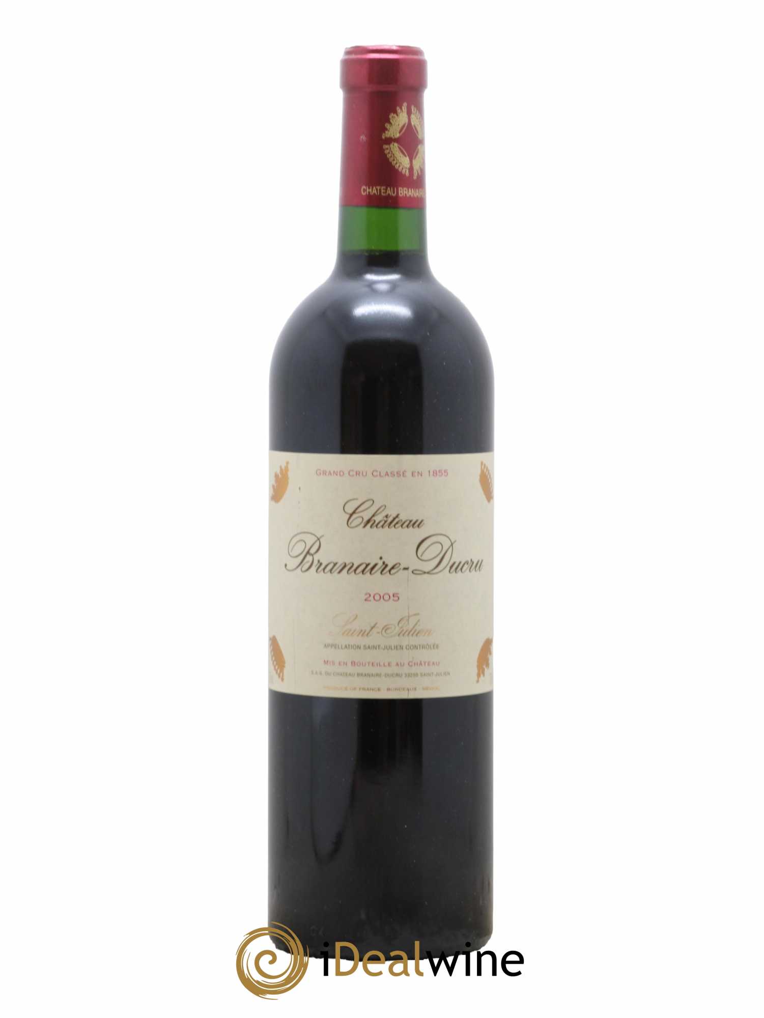 Château Branaire Ducru 4ème Grand Cru Classé 2005 - Lot de 1 bouteille - 0
