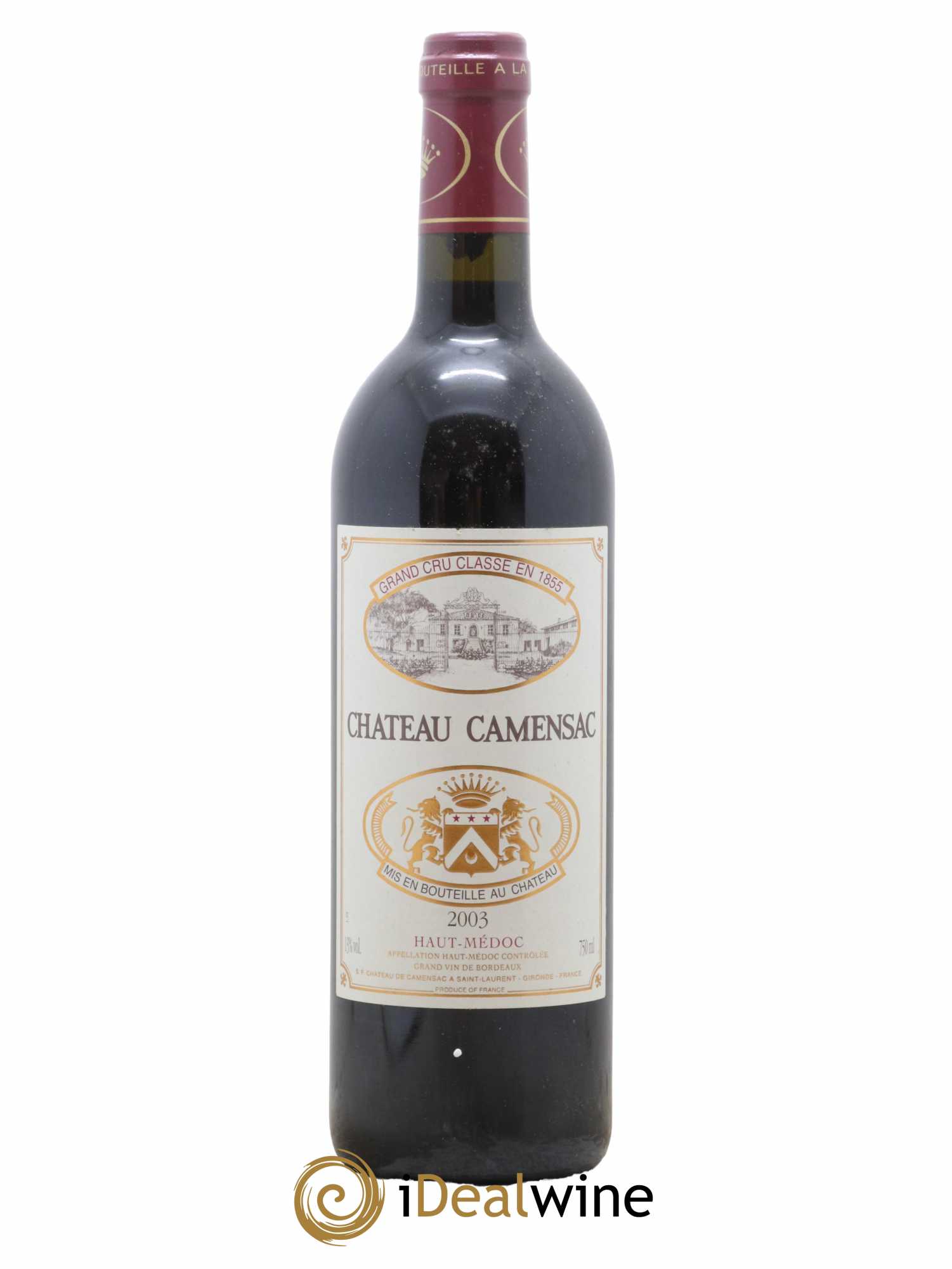 Château Camensac 5ème Grand Cru Classé 2003 - Lot de 1 bouteille - 0