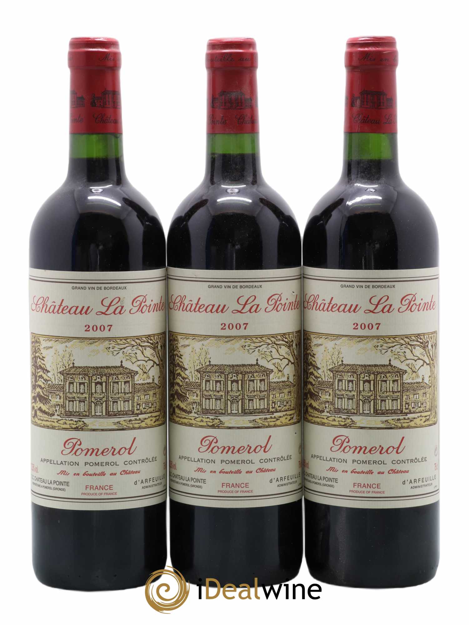 Château la Pointe 2007 - Lot de 3 bouteilles - 0