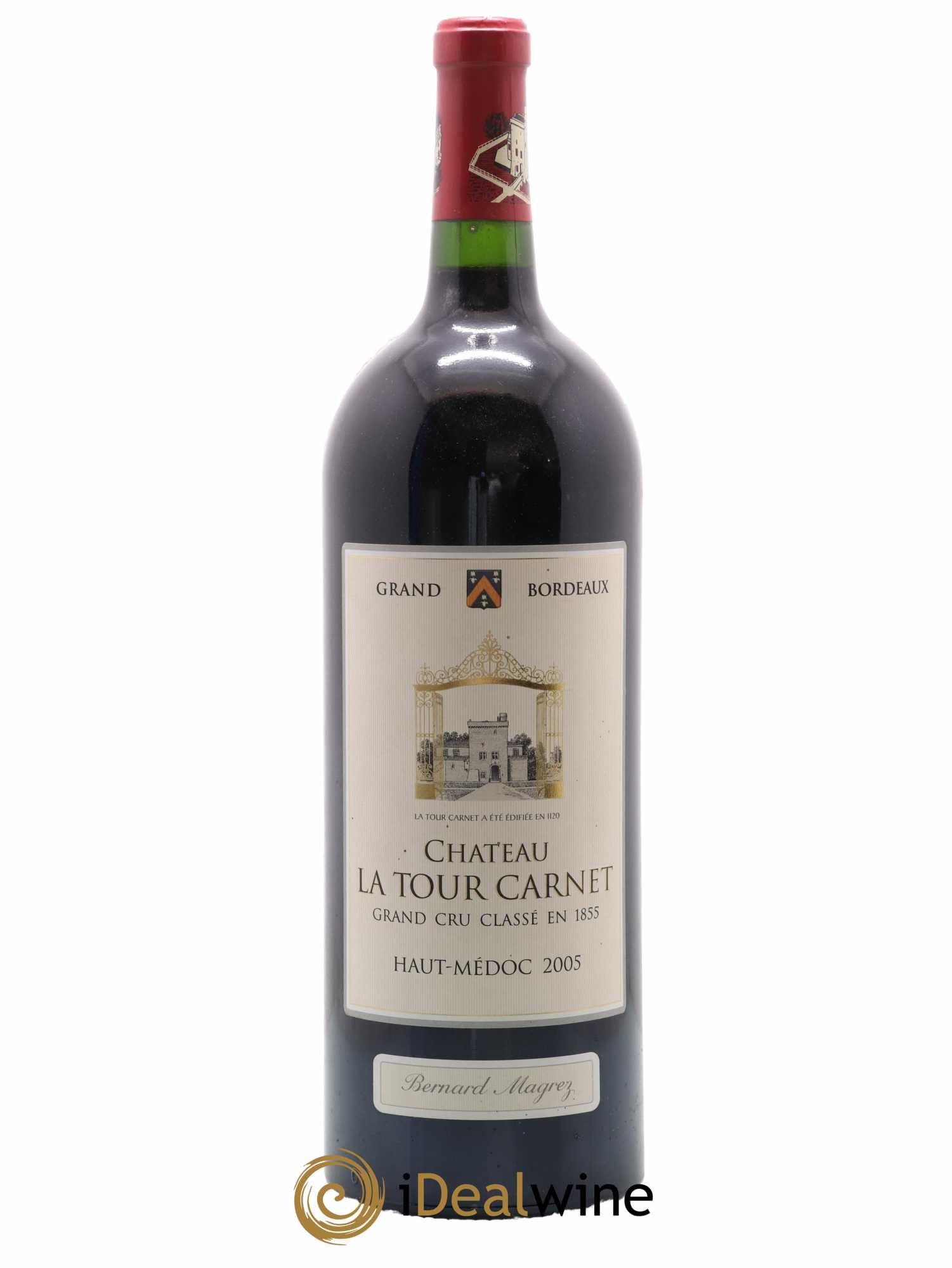 Château la Tour Carnet 4ème Grand Cru Classé 2005 - Lot de 1 magnum - 0