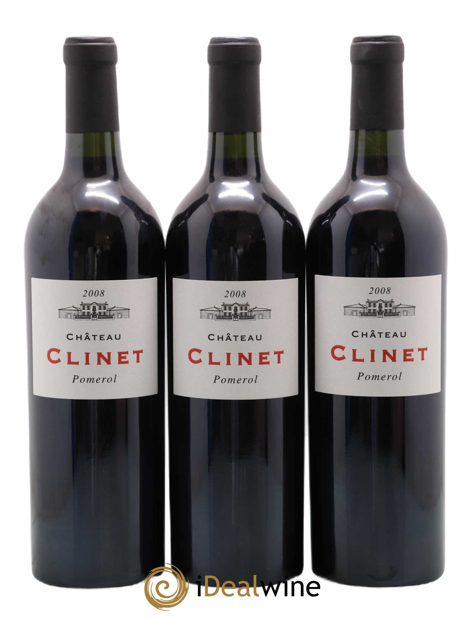 Château Clinet 2008 - Lot de 3 bouteilles - 0