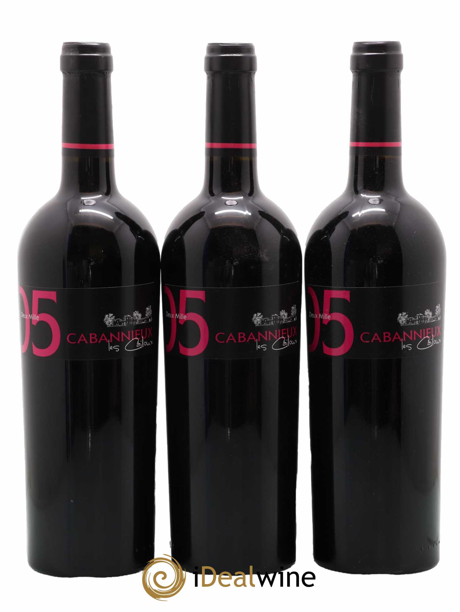 Graves Les Cailloux Château Cabannieux 2005 - Lot de 3 bouteilles - 0
