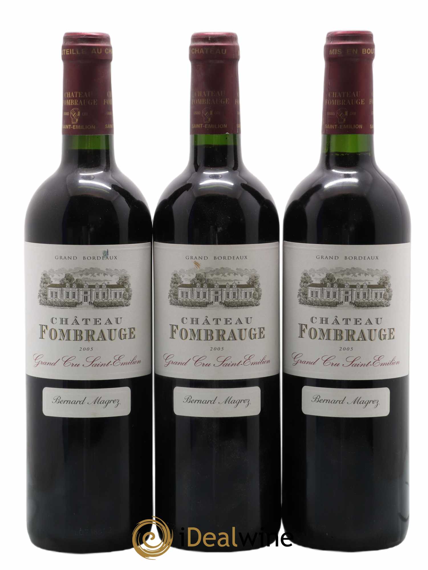 Château Fombrauge Grand Cru Classé 2005 - Lot de 3 bouteilles - 0