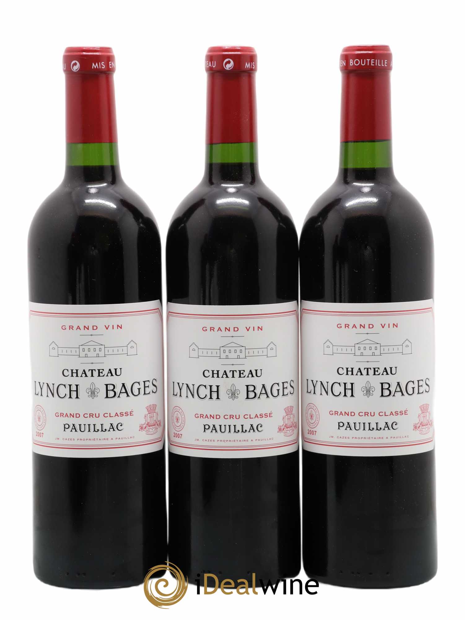Château Lynch Bages 5ème Grand Cru Classé 2007 - Lot of 6 bottles - 1