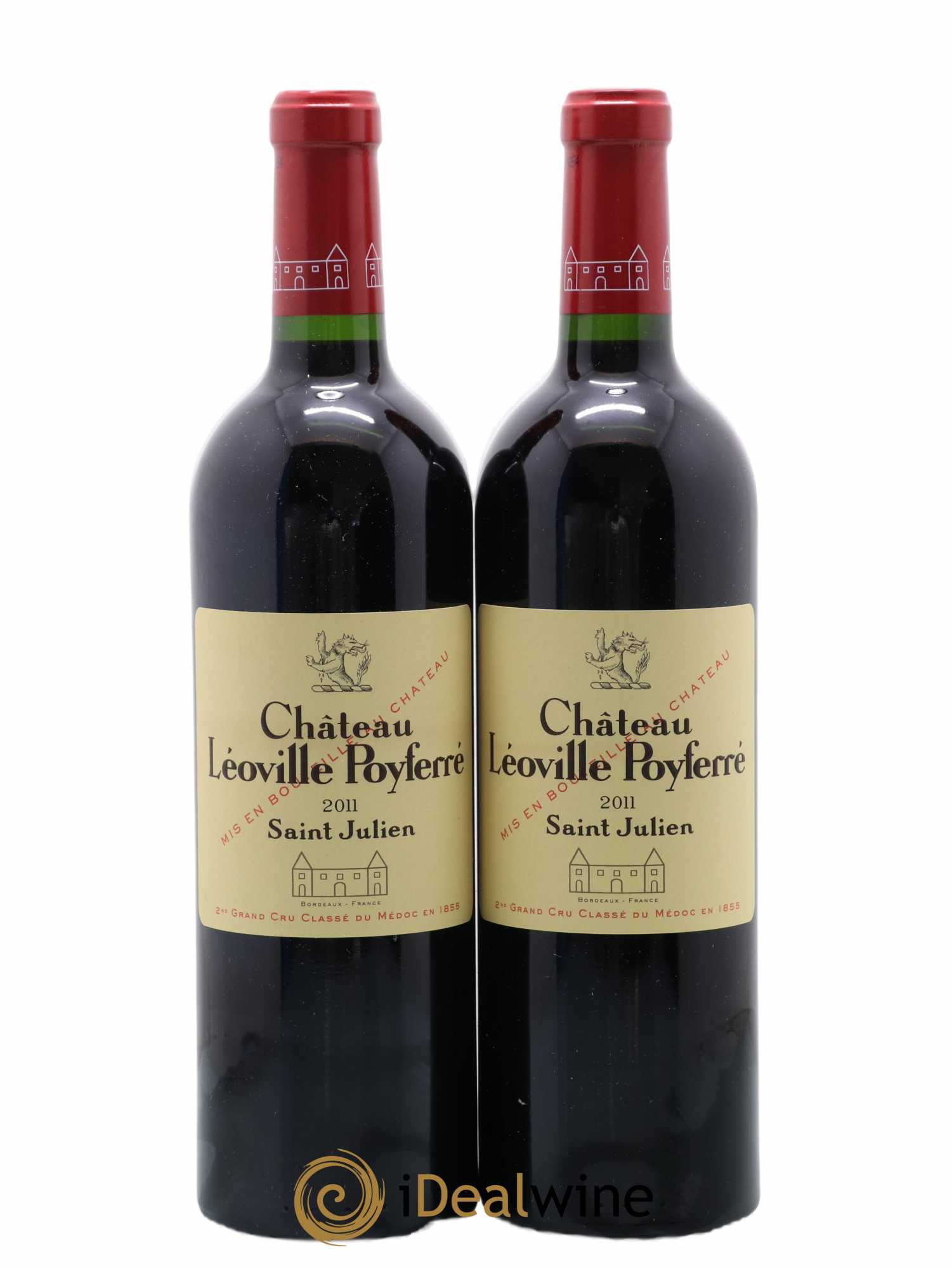 Château Léoville Poyferré 2ème Grand Cru Classé 2011 - Lot de 2 bouteilles - 0