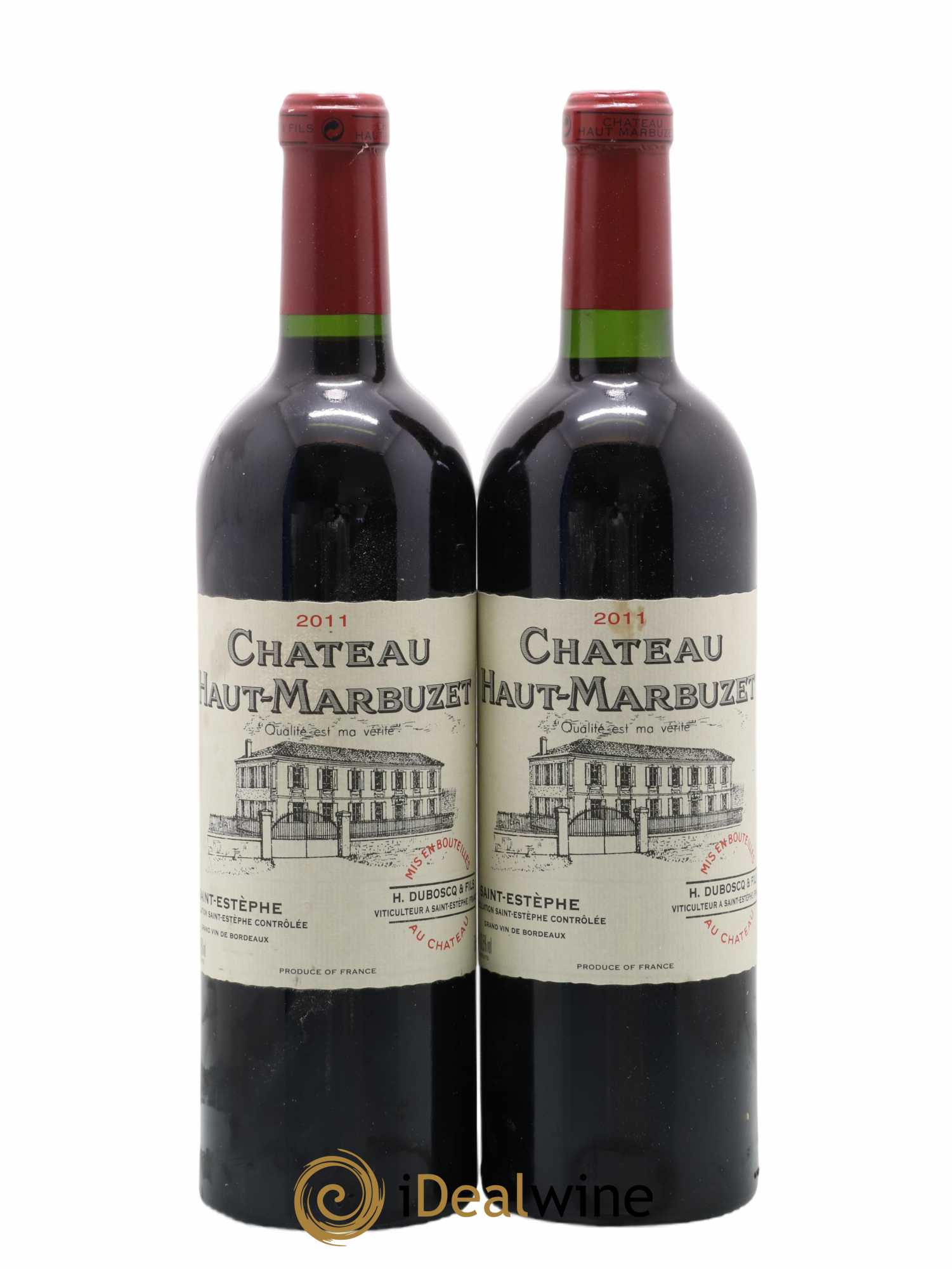Château Haut Marbuzet 2011 - Lot of 2 bottles - 0