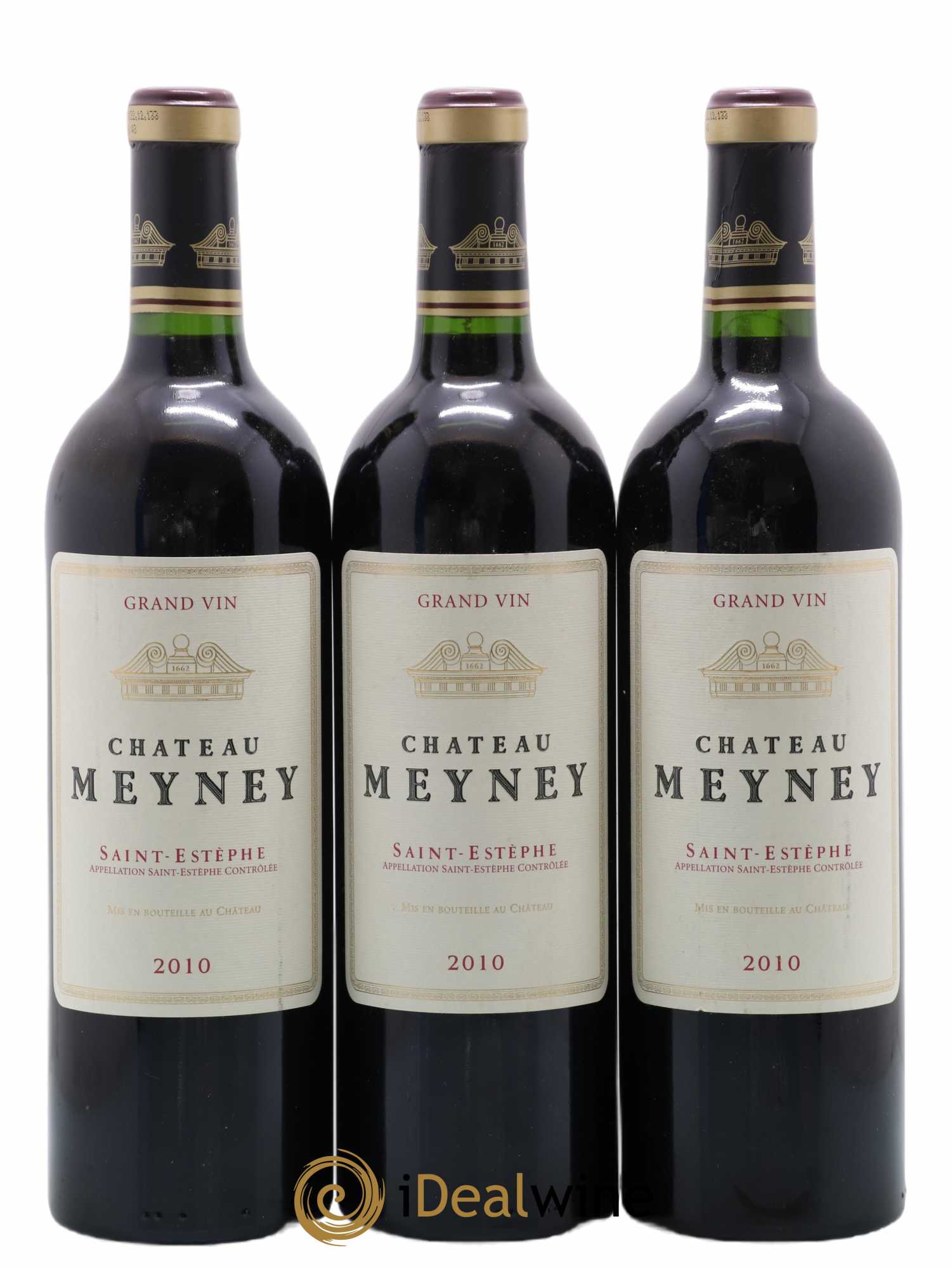 Château Meyney 2010 - Lot de 3 bouteilles - 0