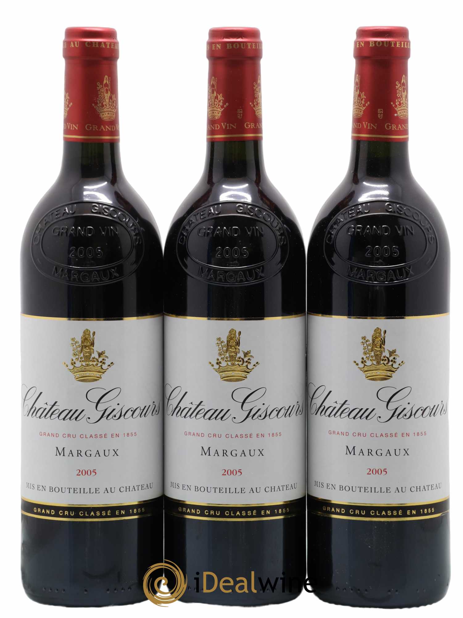 Château Giscours 3ème Grand Cru Classé 2005 - Lot de 3 bouteilles - 0