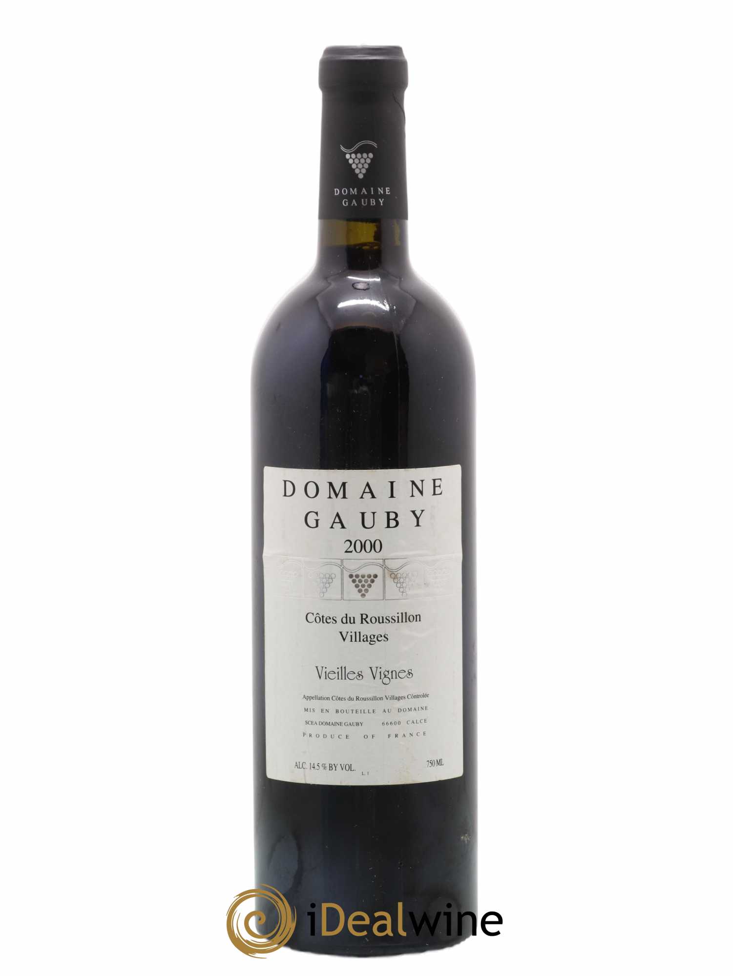 Côtes du Roussillon Villages Vieilles vignes Gauby (Domaine) 2000 - Lot de 1 bouteille - 0