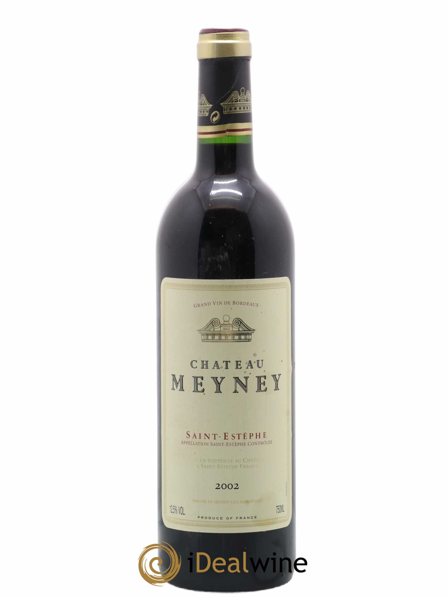Château Meyney 2002 - Lot de 1 bouteille - 0