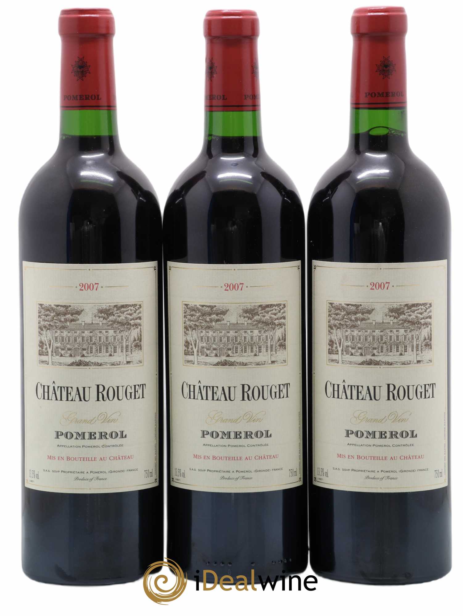 Château Rouget 2007 - Posten von 3 Flaschen - 0