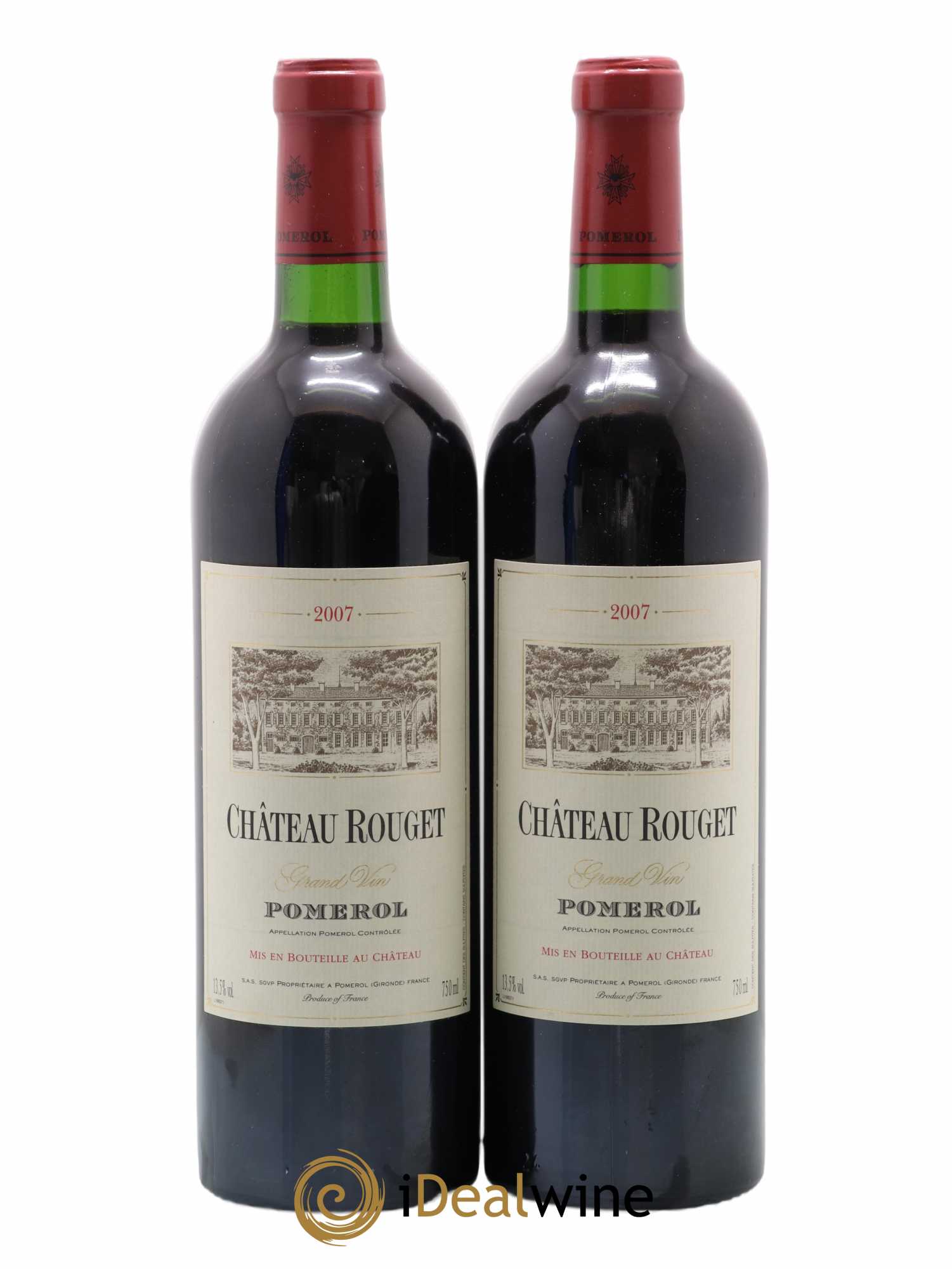 Château Rouget 2007 - Lot de 2 bouteilles - 0