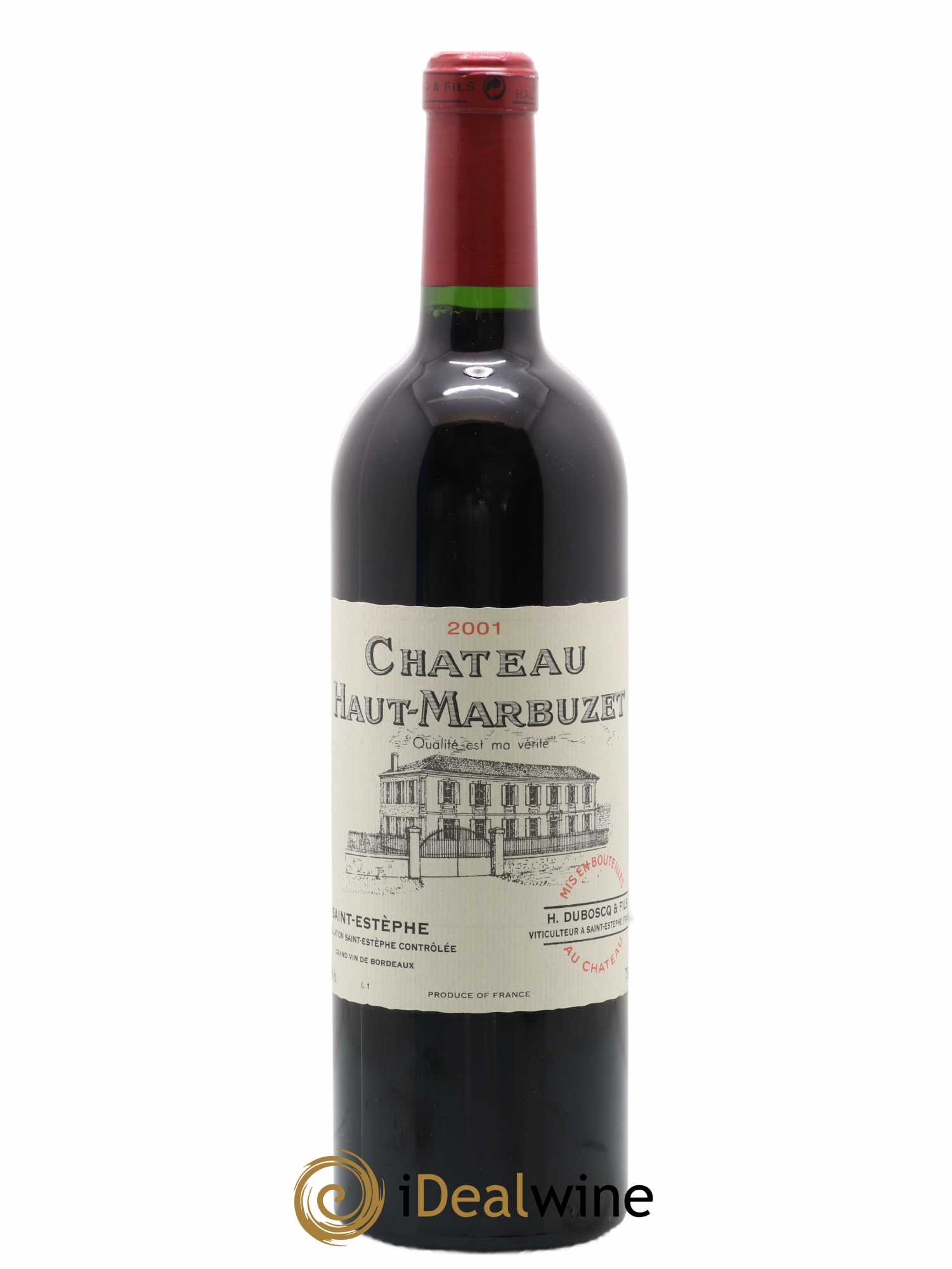 Château Haut Marbuzet 2001 - Lot de 1 bouteille - 0