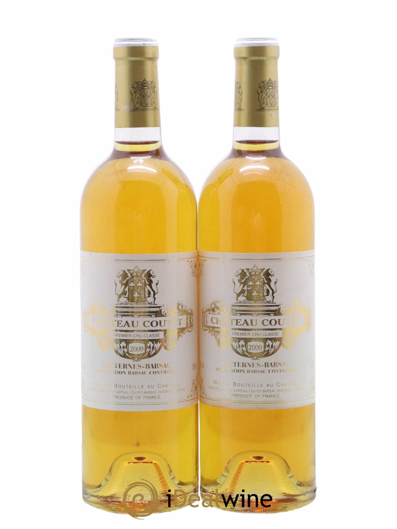 Château Coutet 1er Grand Cru Classé 2009 - Lotto di 2 bottiglie - 0