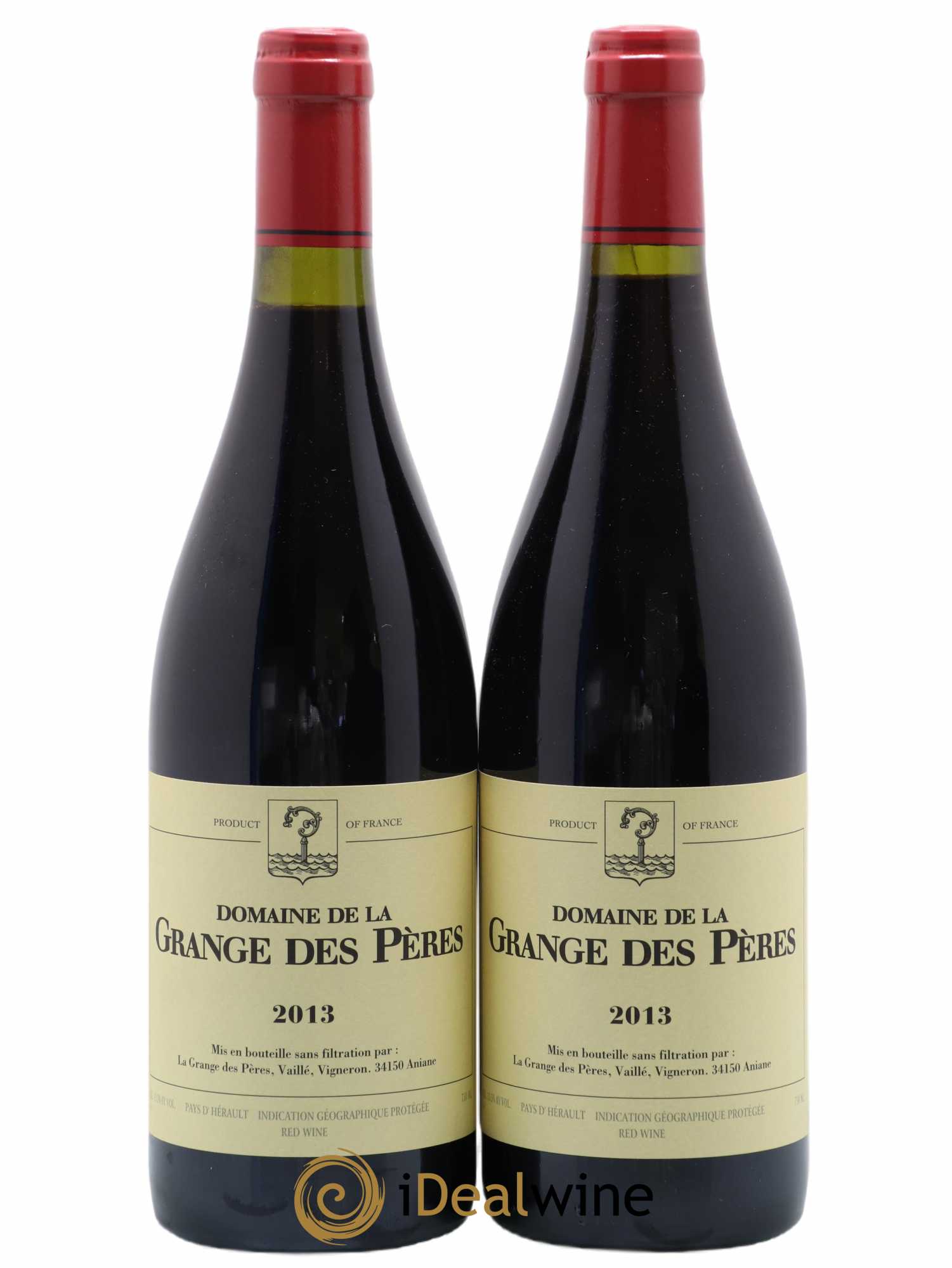 Pays d'Hérault Grange des Pères Laurent Vaillé 2013 - Lot de 2 bouteilles - 0