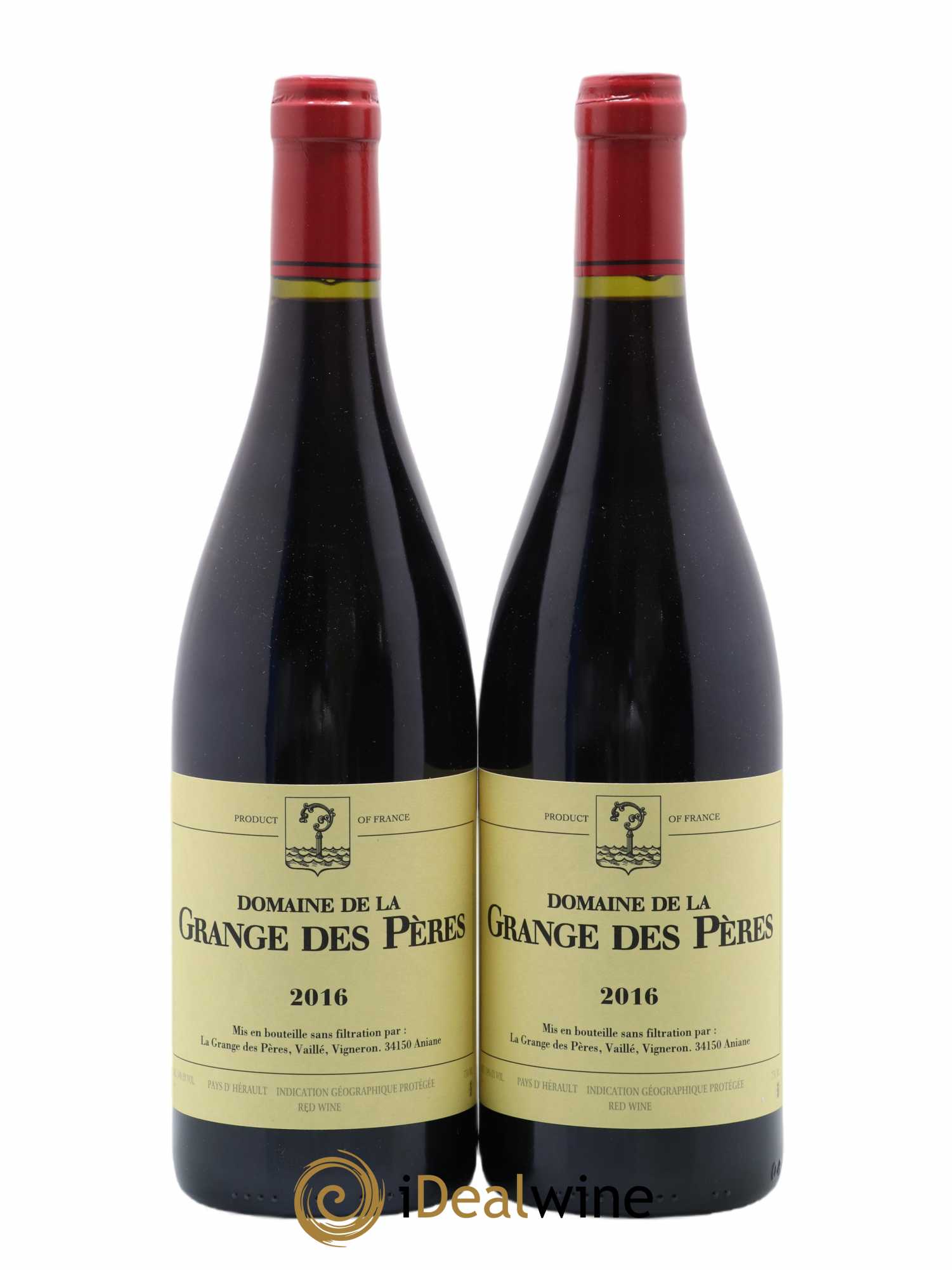 Pays d'Hérault Grange des Pères Laurent Vaillé 2016 - Lot de 2 bouteilles - 0