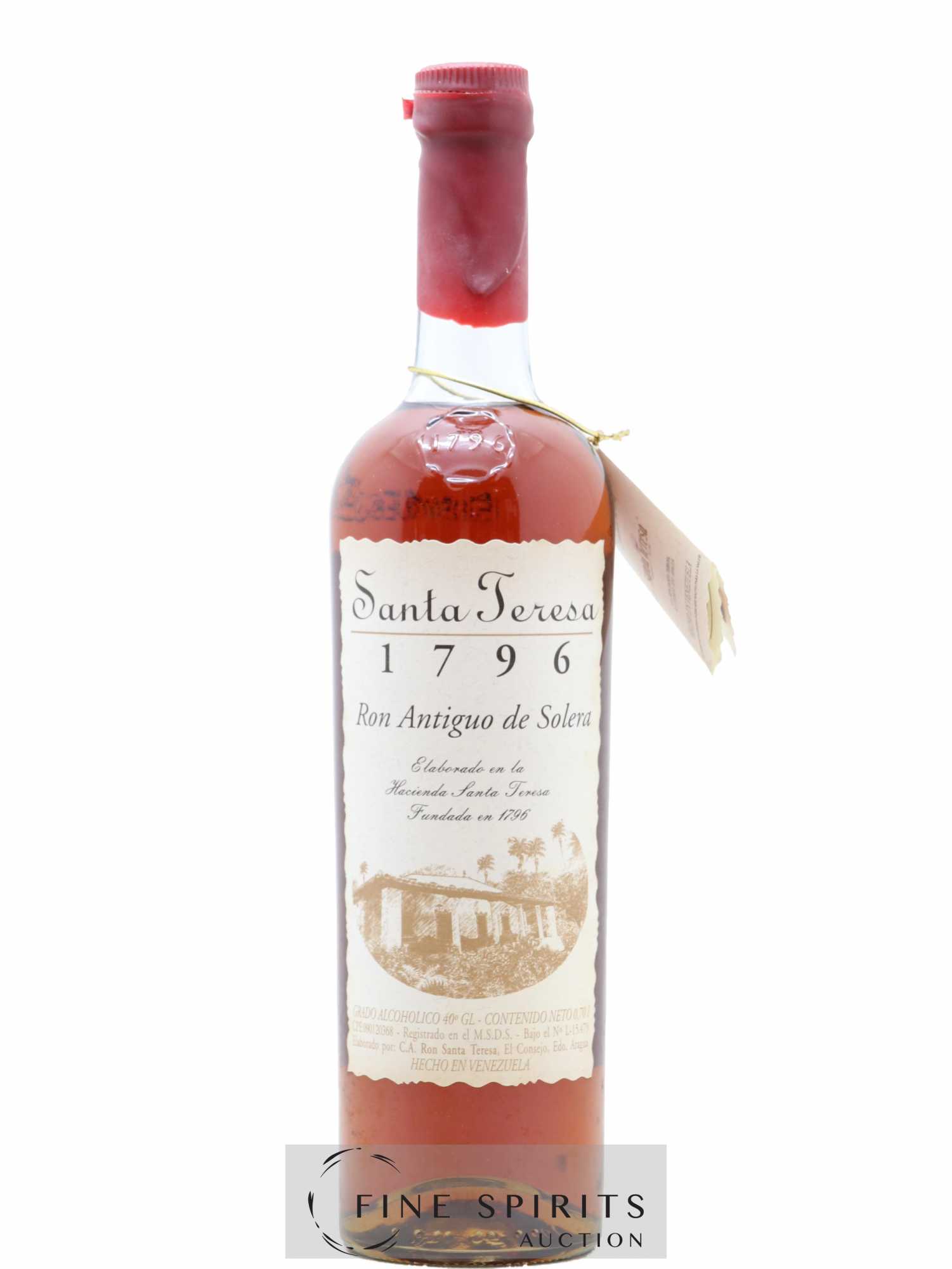 Santa Teresa Of. 1796 Ron Antiguo de Solera Linaje - Lot de 1 bouteille - 1