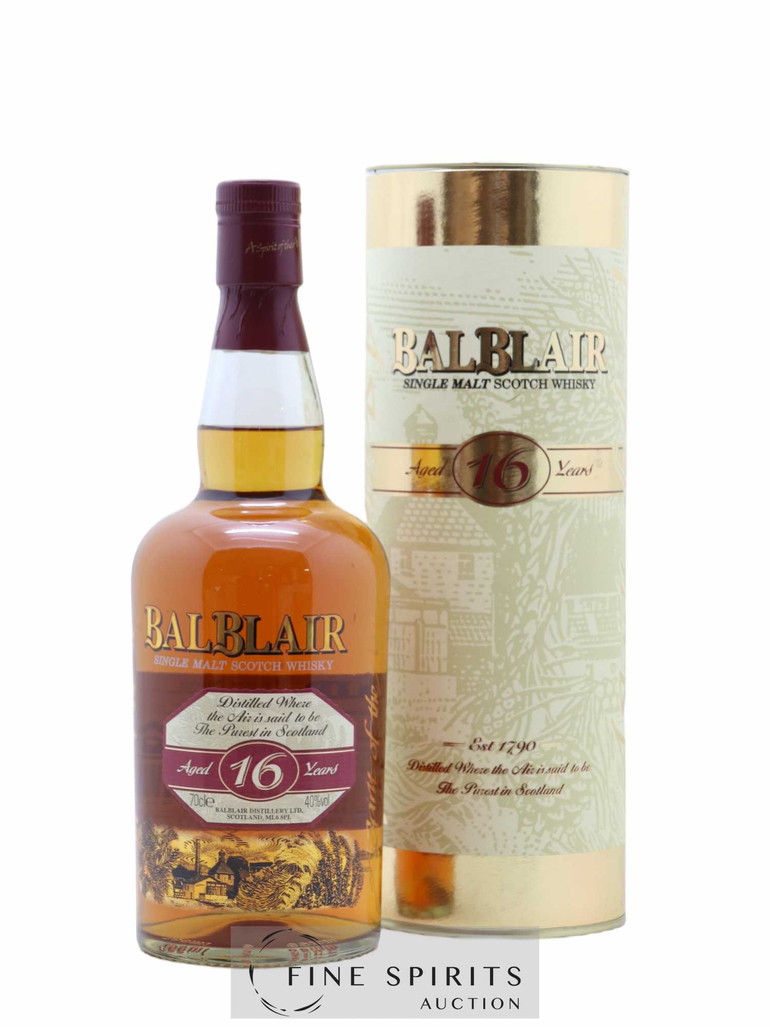 Balblair 16 years Of. - Posten von 1 Flasche - 0