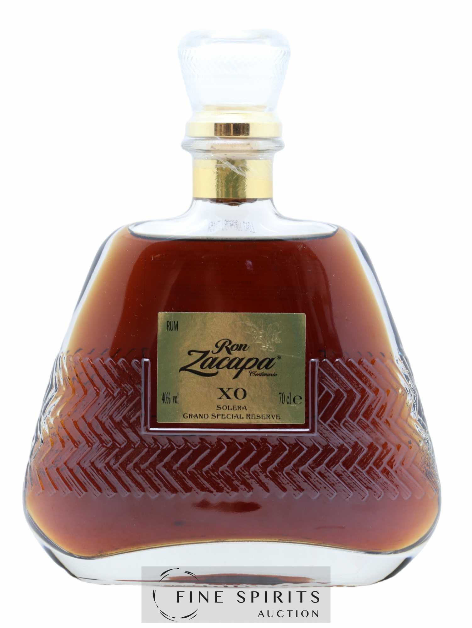 Zacapa Of. XO Solera Grand Special Reserve - Lot de 1 bouteille - 1