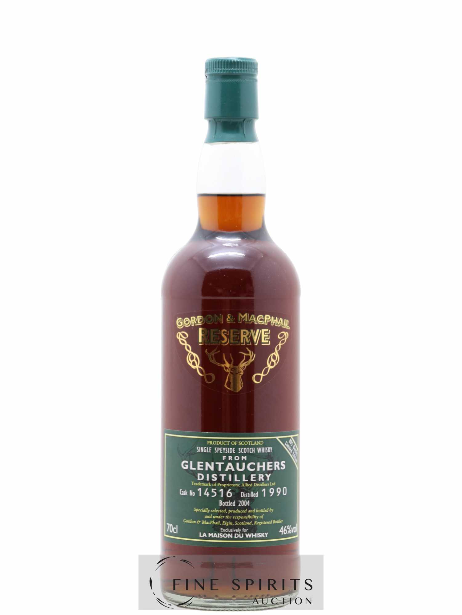 Glentauchers 1990 Gordon & MacPhail Reserve Cask n°14516 - One of 805 - bottled 2004 LMDW Limited Edition - Lot de 1 bouteille - 0