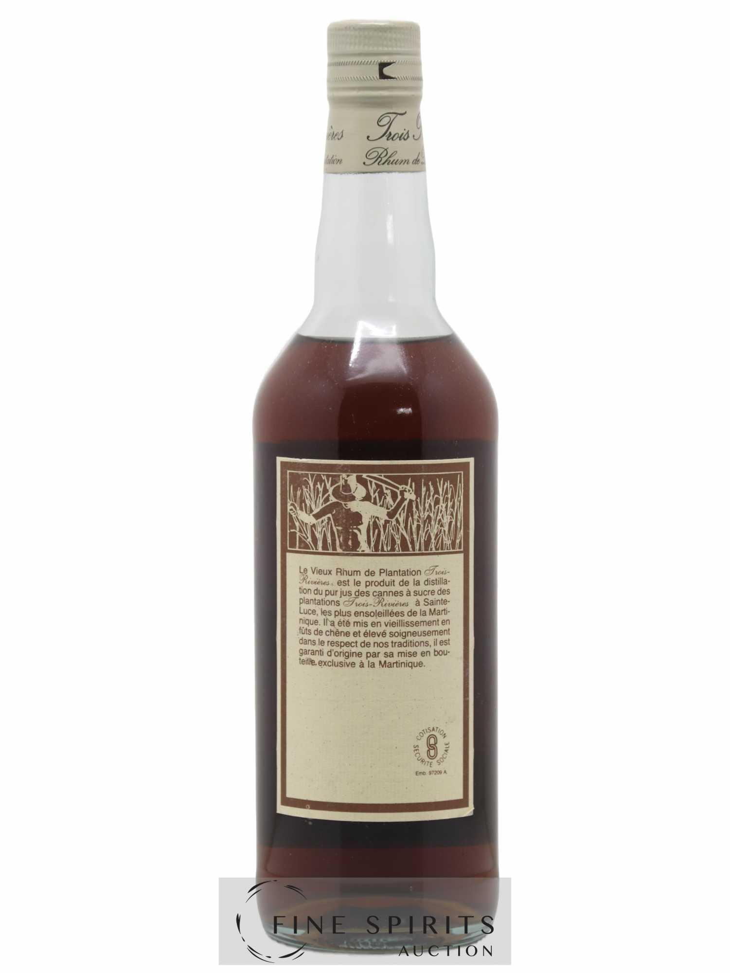 Trois Rivières 1976 Of. Label Rouge - Posten von 1 Flasche - 1