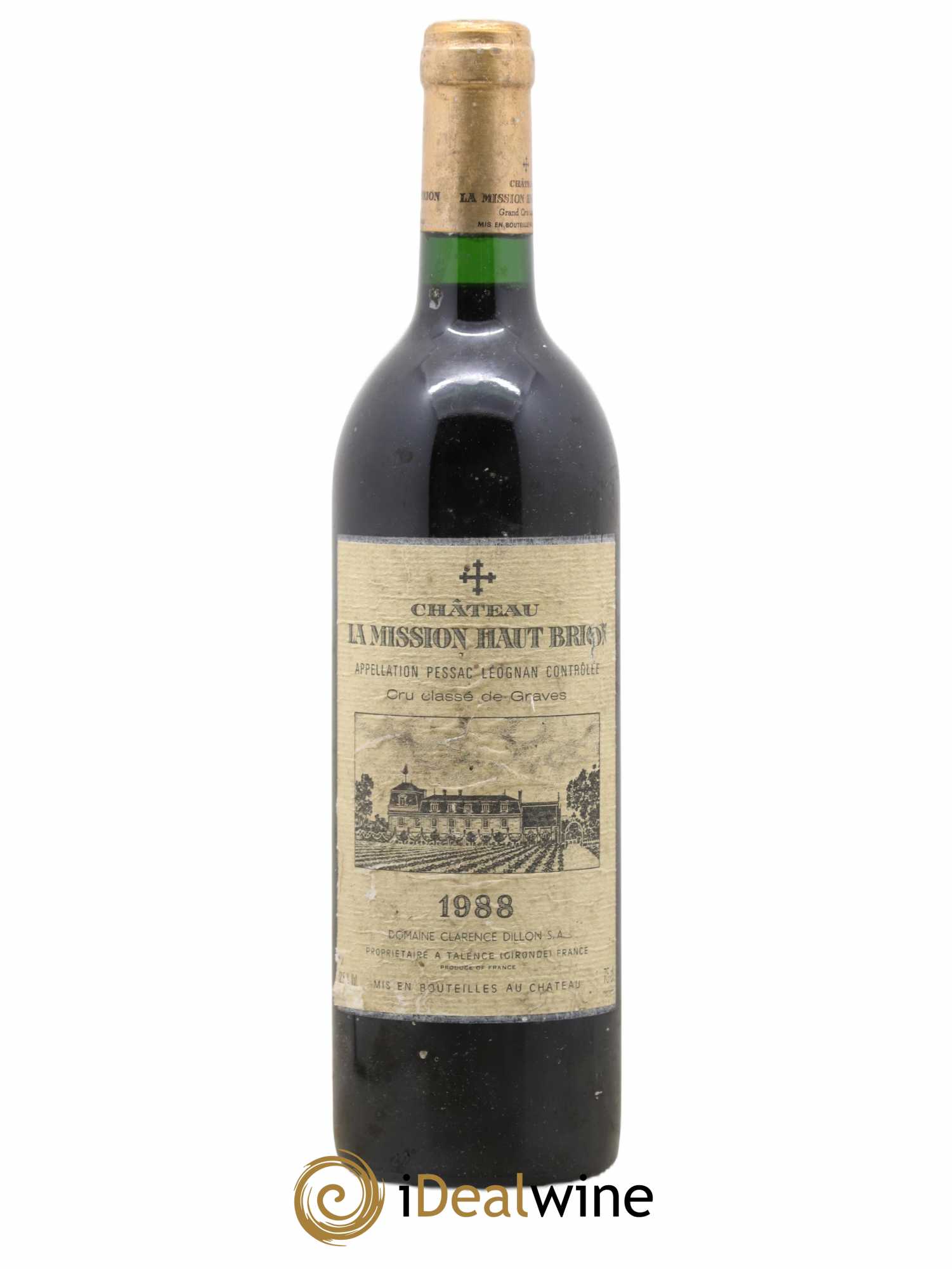 Château la Mission Haut-Brion Cru Classé de Graves 1988 - Lot de 1 bouteille - 0