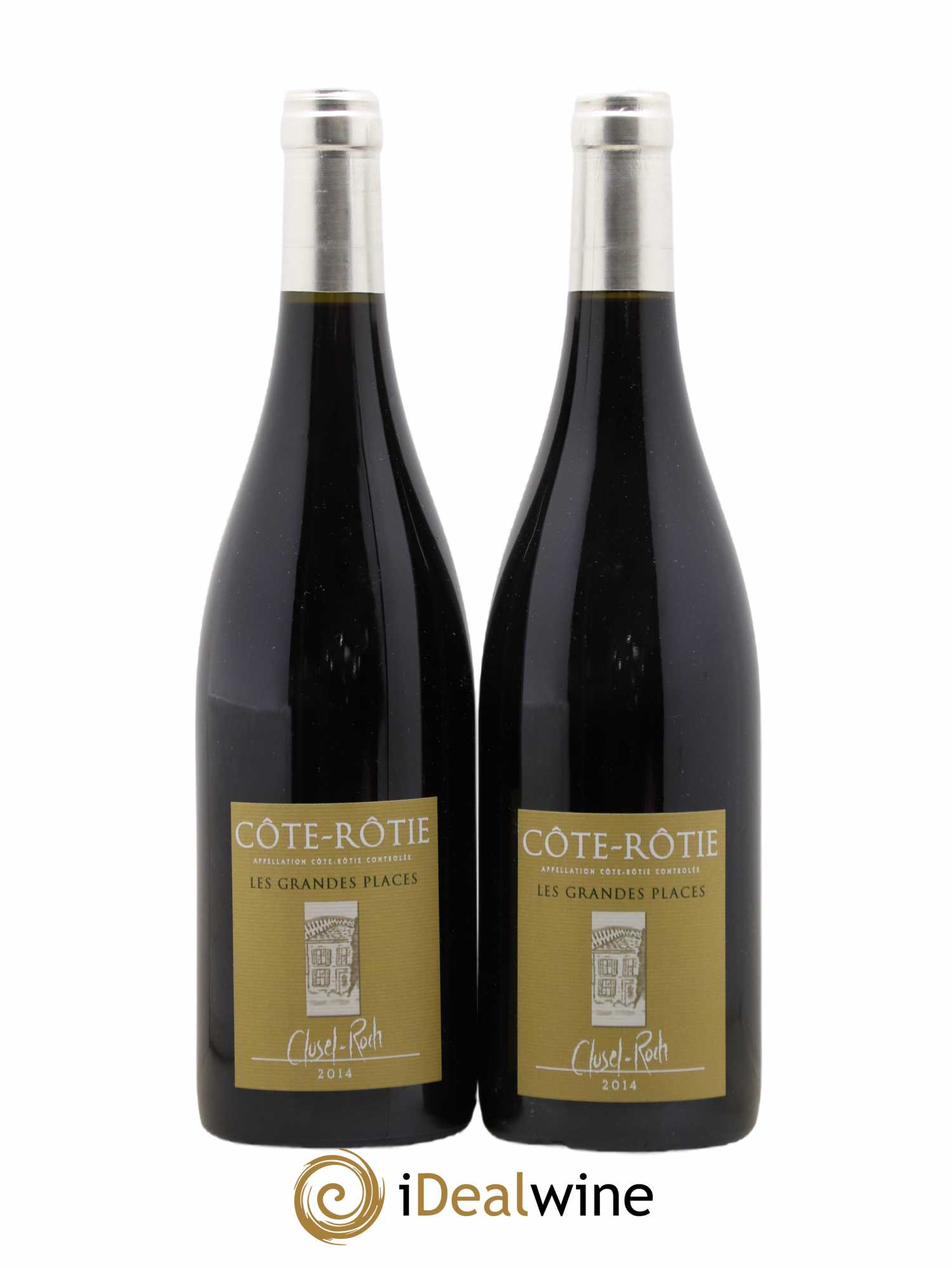 Côte-Rôtie Les Grandes Places Clusel-Roch 2014 - Lot de 2 bouteilles - 0