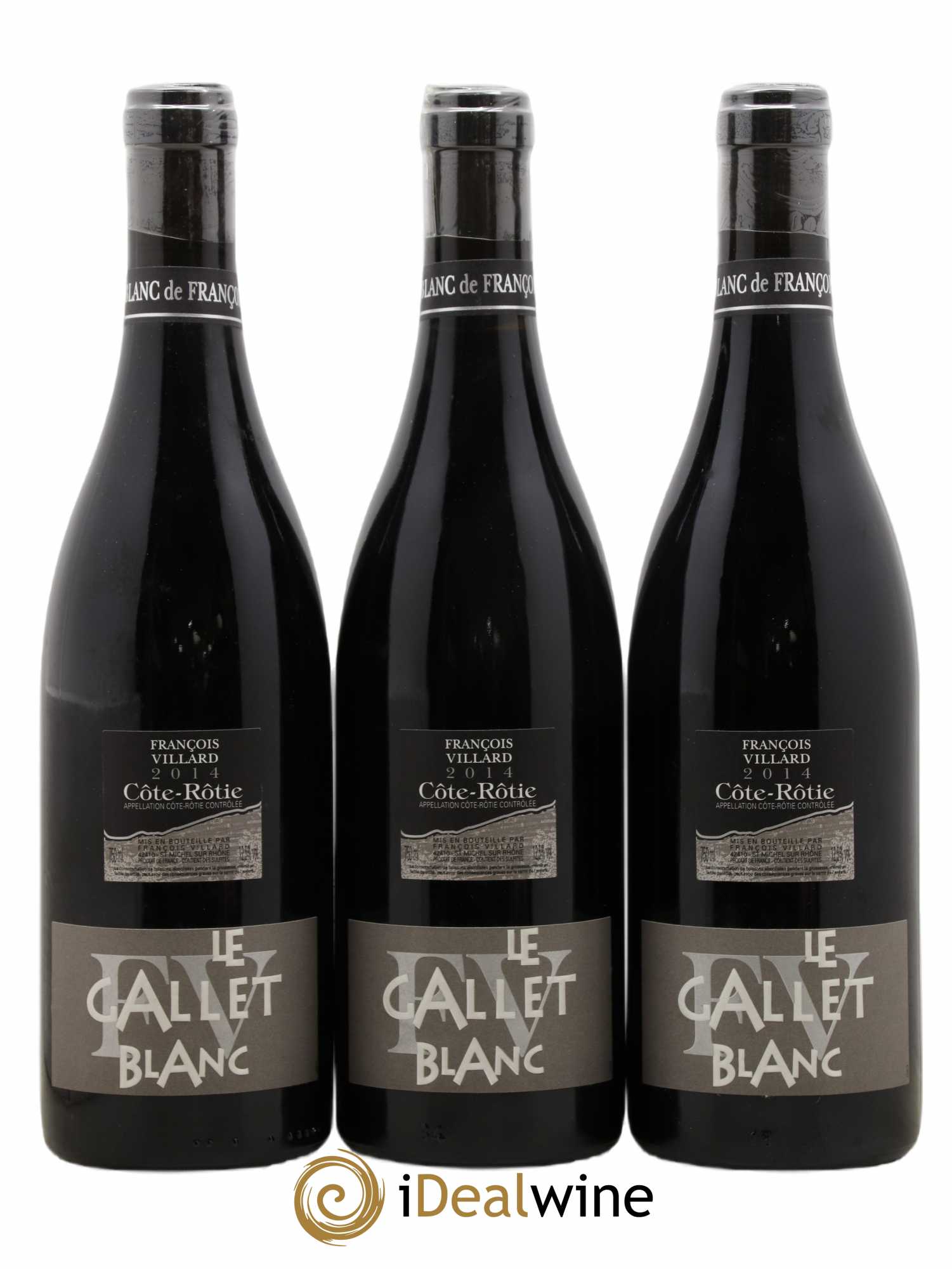 Côte-Rôtie Le Gallet Blanc François Villard 2014 - Lot de 3 bouteilles - 0