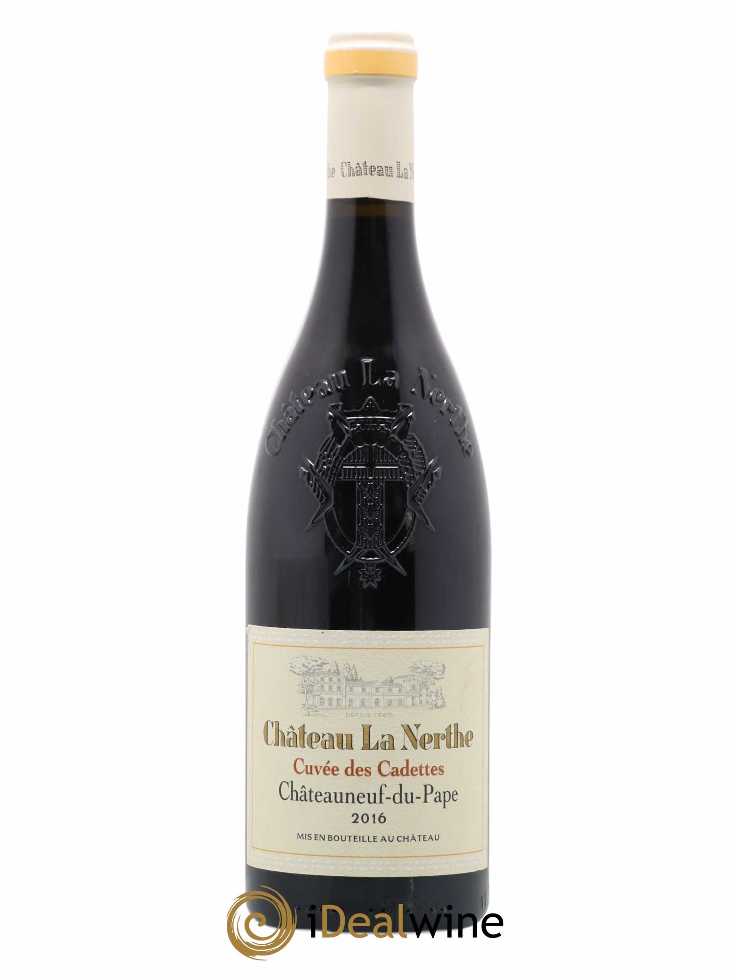 Châteauneuf-du-Pape Château La Nerthe Cuvée des Cadettes Famille Richard 2016 - Lot de 1 bouteille - 0